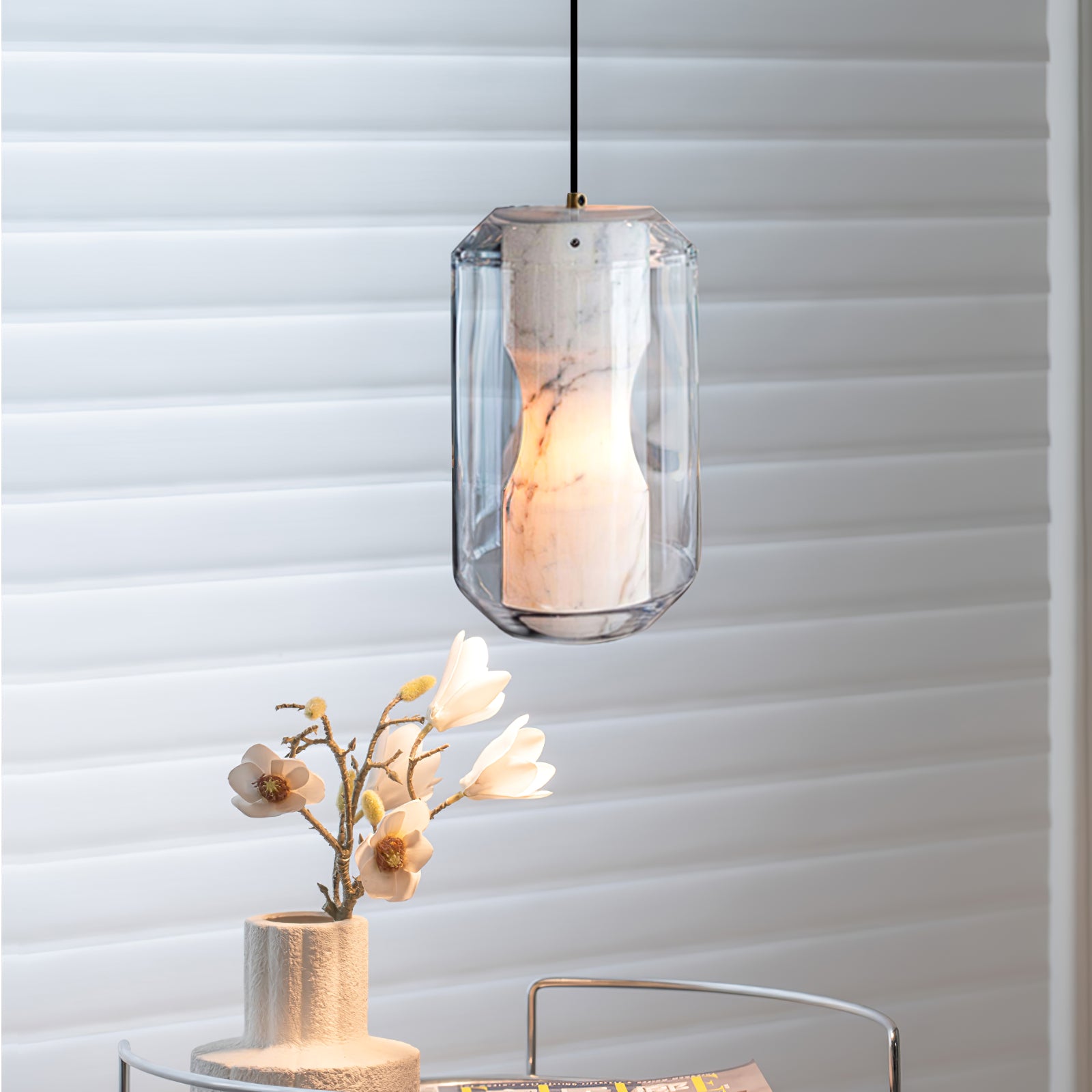 Elaris Alabaster Pendant Light - Blowlighting