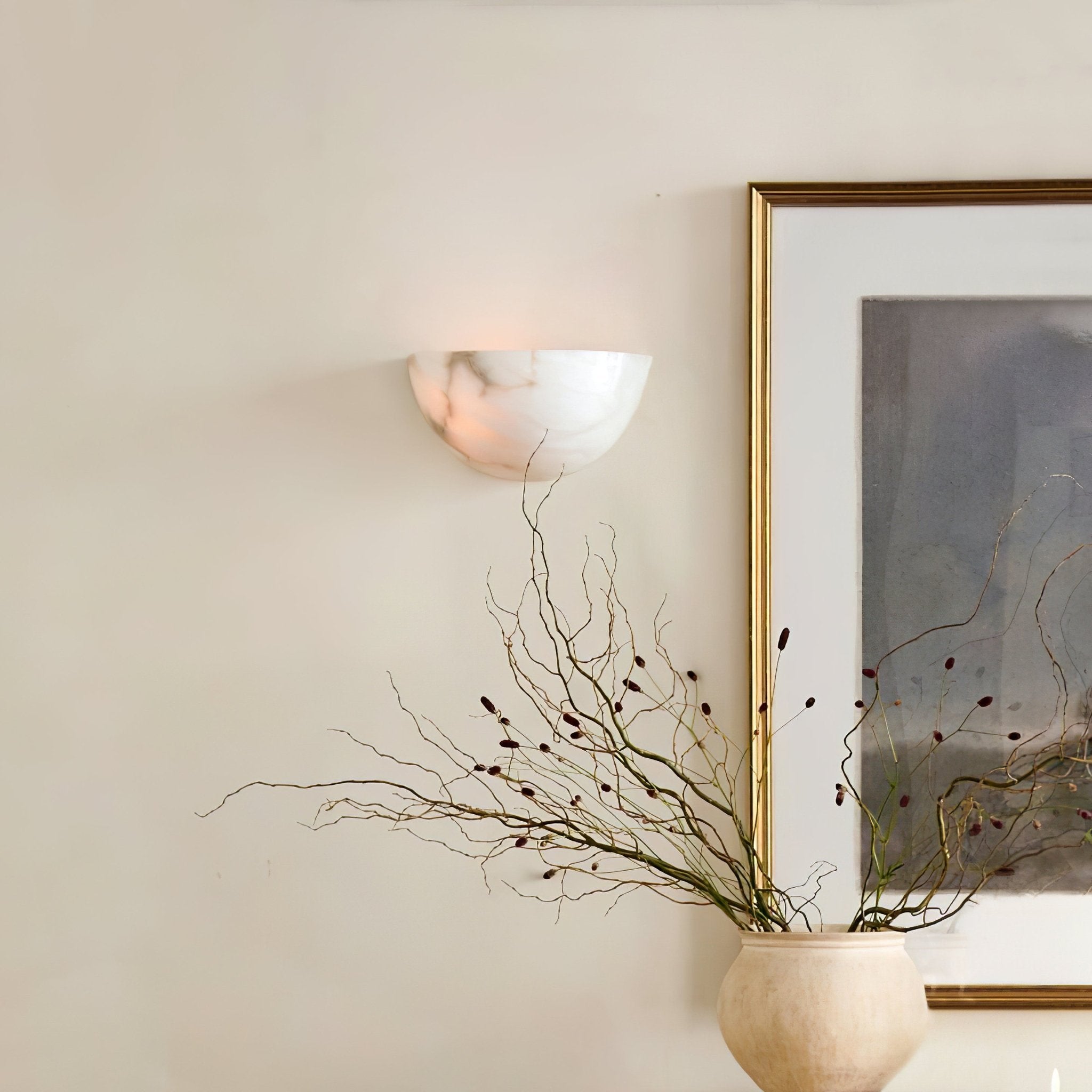 Selene Classic Alabaster Wall Light - Blowlighting