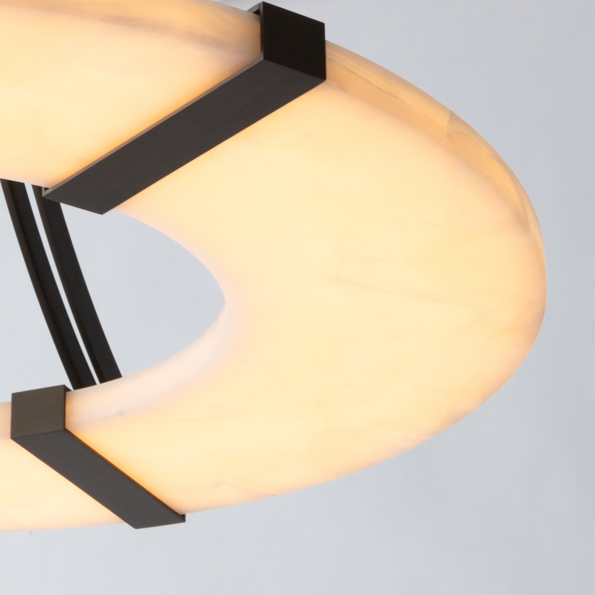 Althea Alabaster Ring Pendant Light - Blowlighting