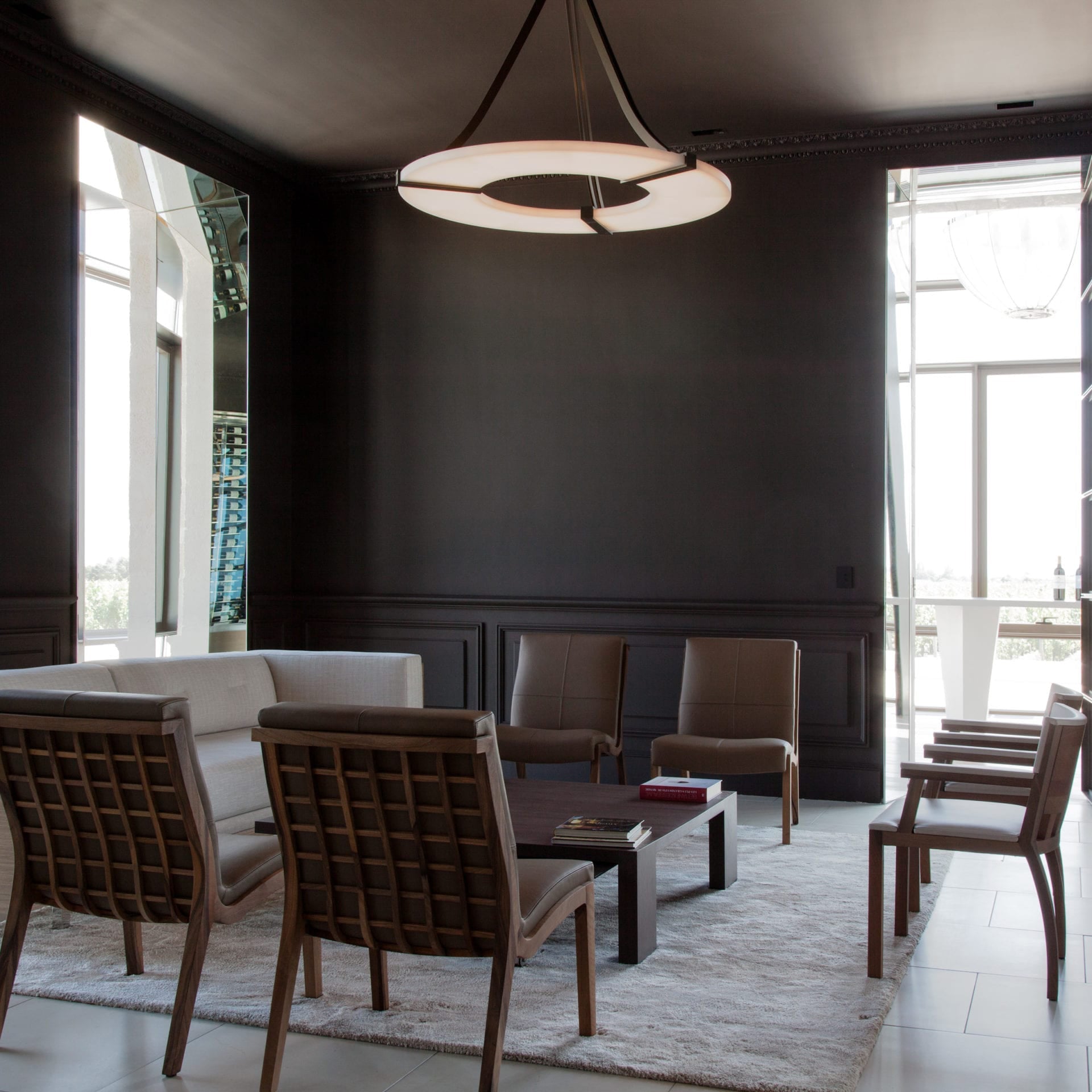 Althea Alabaster Ring Pendant Light - Blowlighting