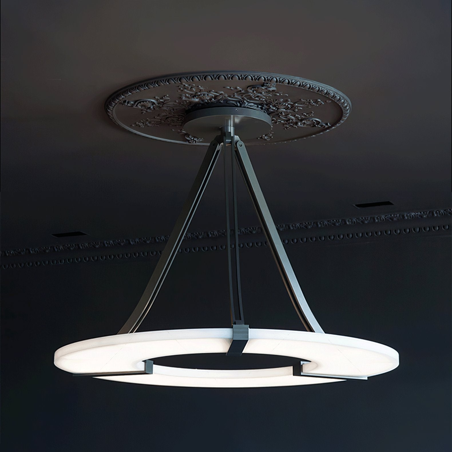 Althea Alabaster Ring Pendant Light - Blowlighting