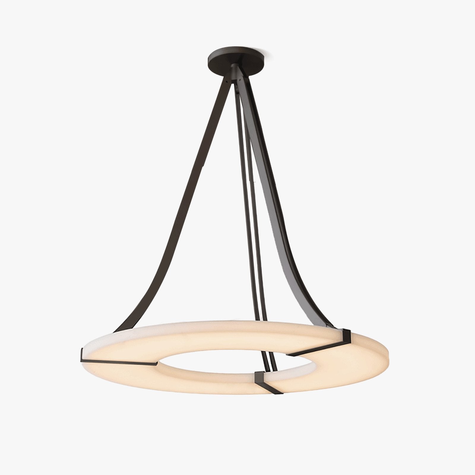 Althea Alabaster Ring Pendant Light - Blowlighting