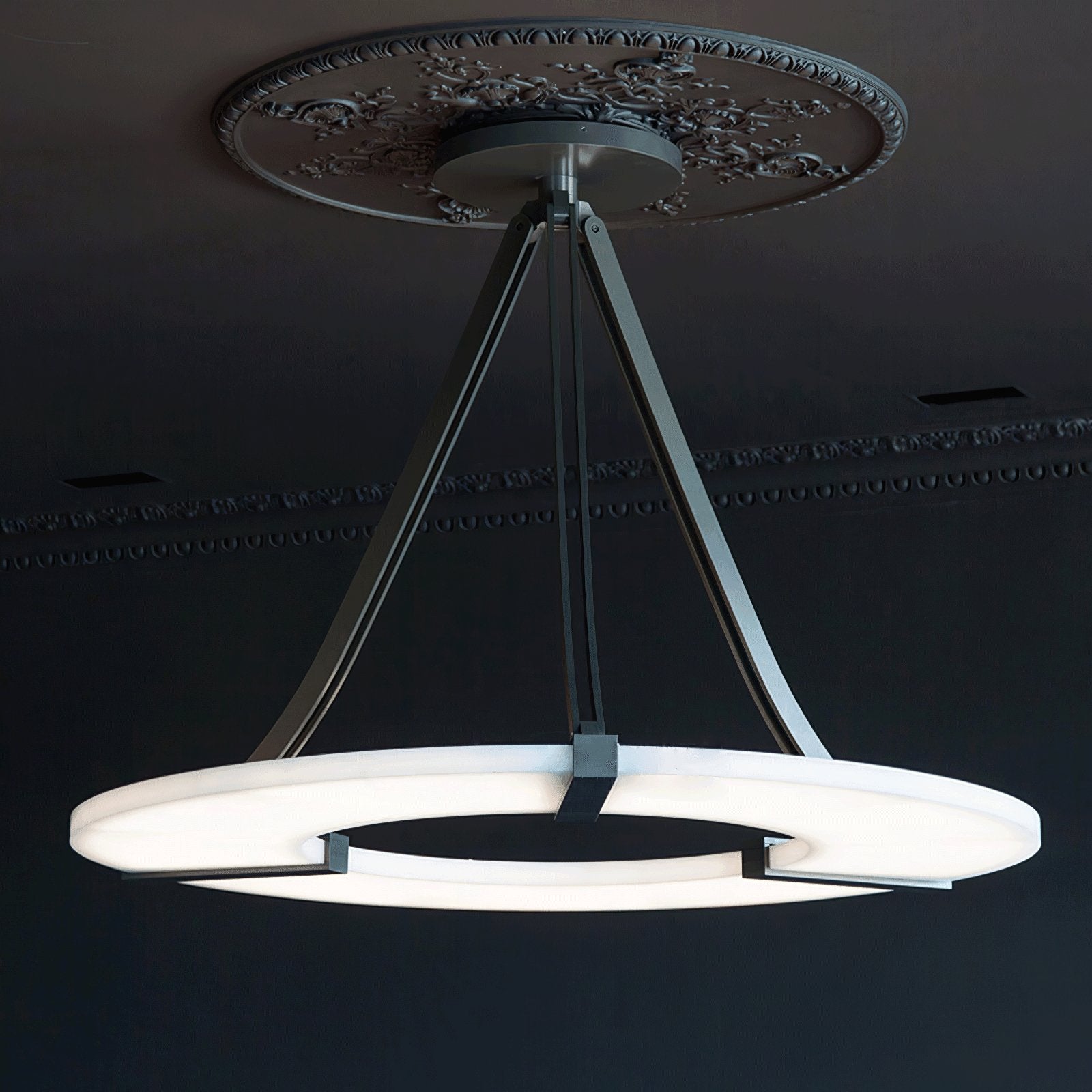 Althea Alabaster Ring Pendant Light - Blowlighting
