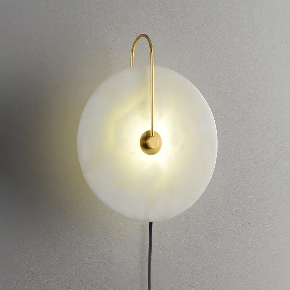 Ceraeyra Alabaster Globe Wall Light - Blowlighting