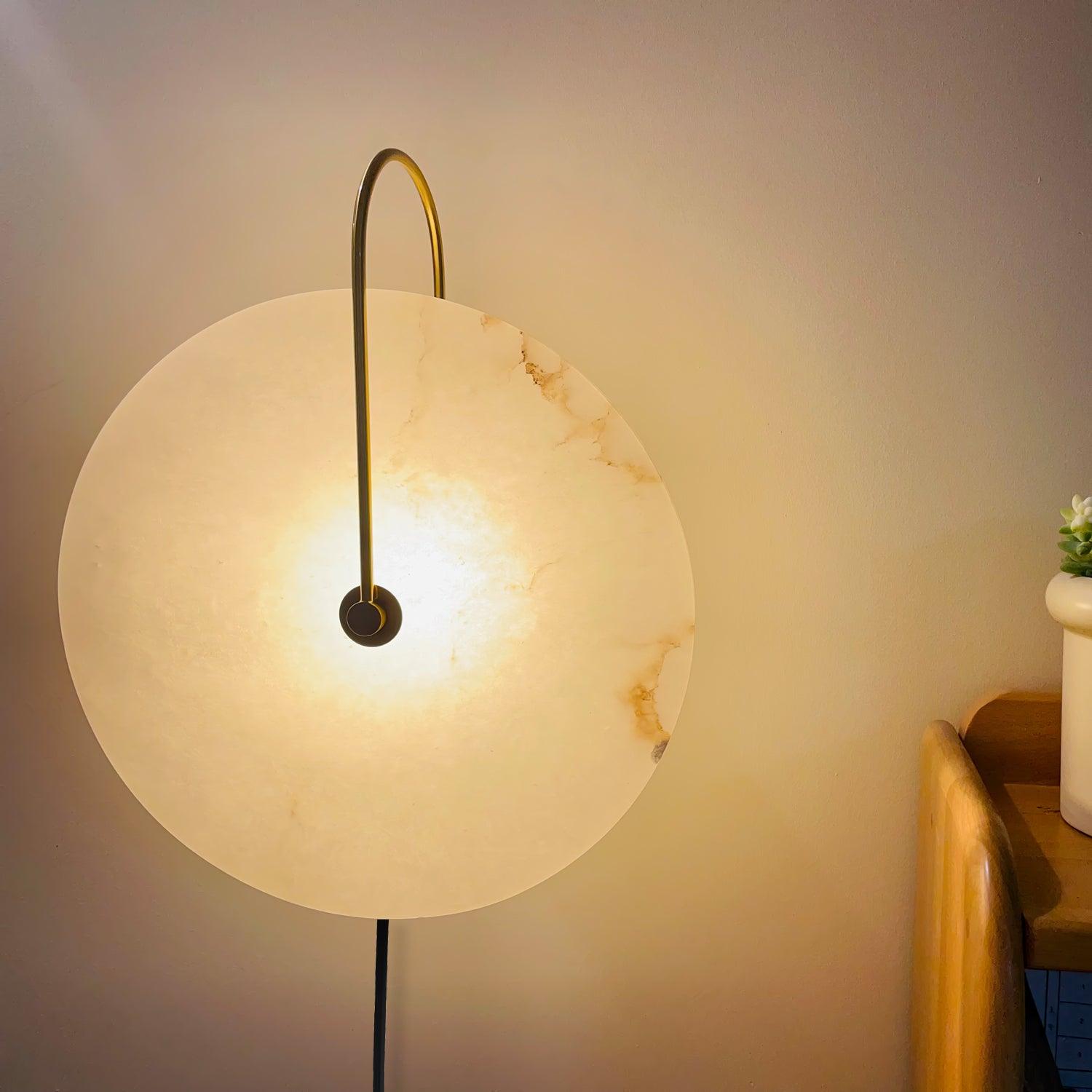 Ceraeyra Alabaster Globe Wall Light - Blowlighting