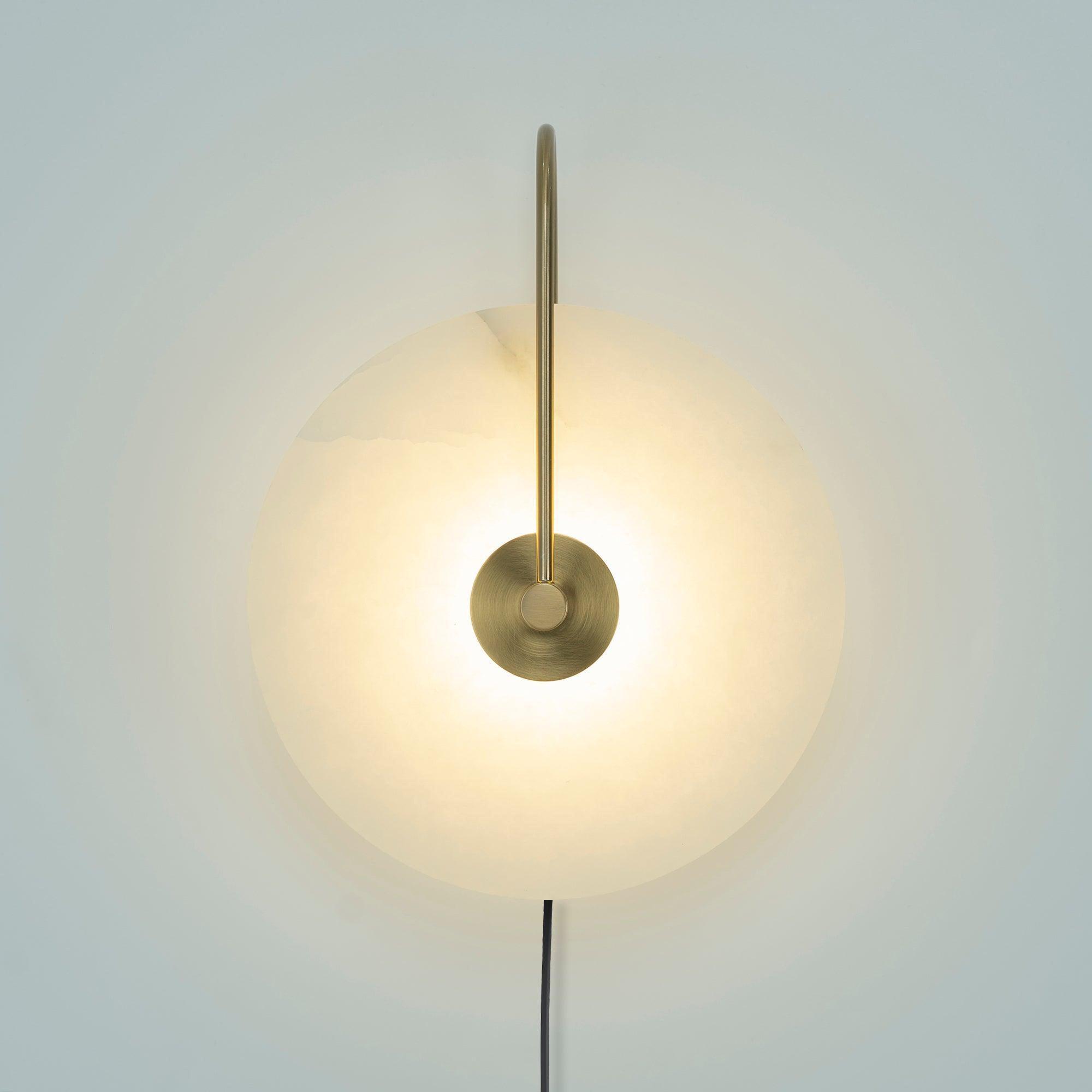 Ceraeyra Alabaster Globe Wall Light - Blowlighting