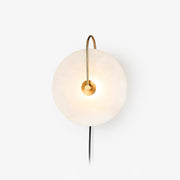 Ceraeyra Alabaster Globe Wall Light - Blowlighting