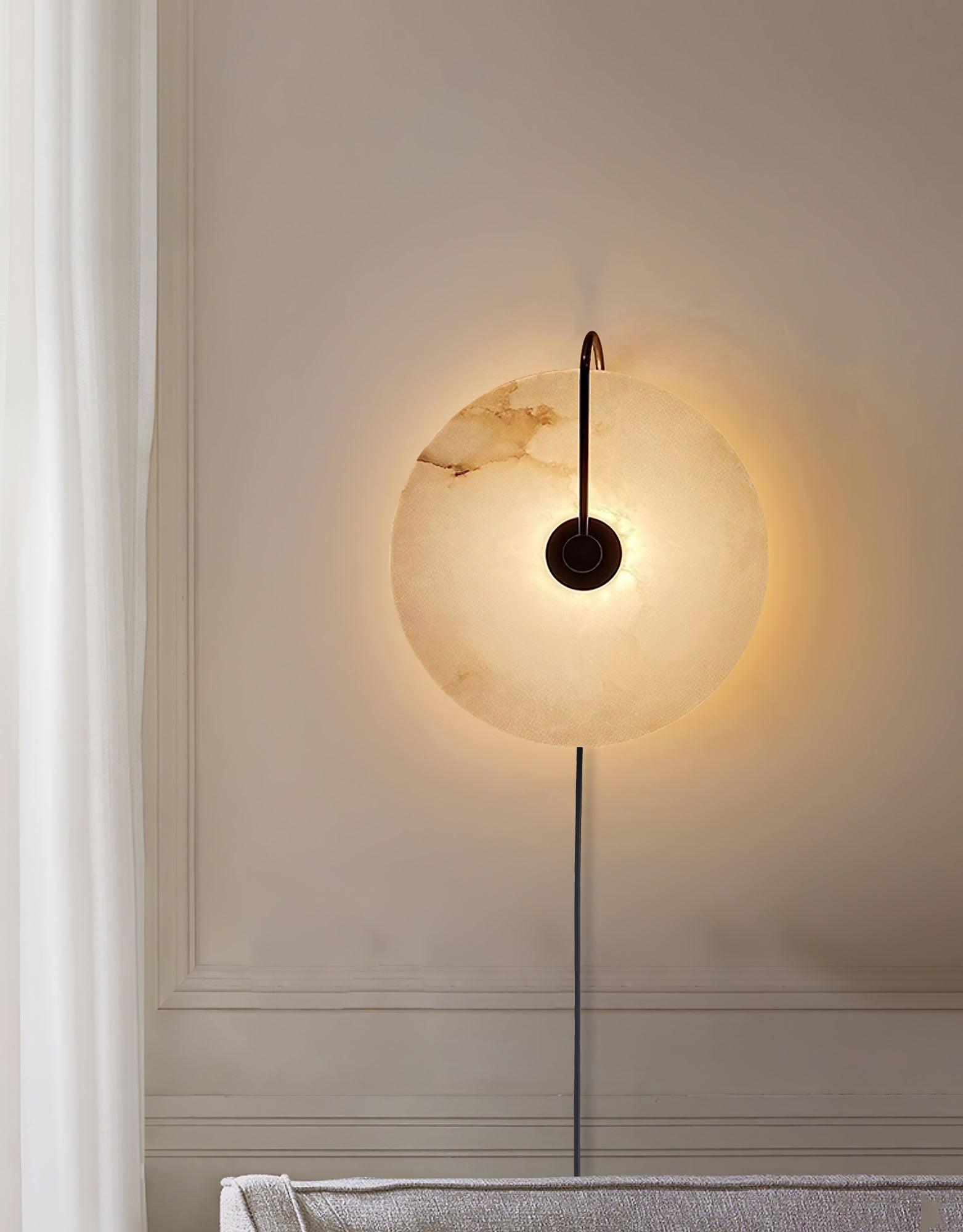 Ceraeyra Alabaster Globe Wall Light - Blowlighting