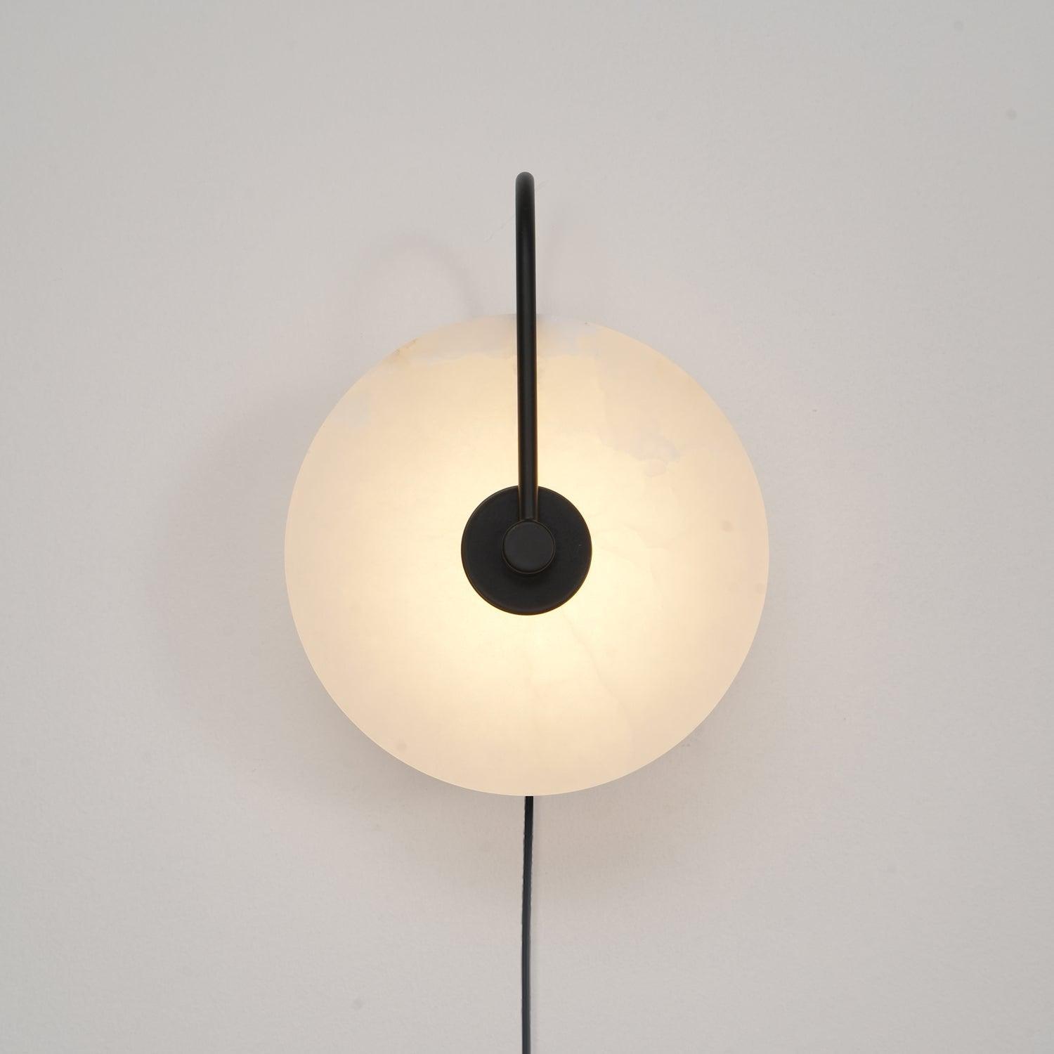 Ceraeyra Alabaster Globe Wall Light - Blowlighting