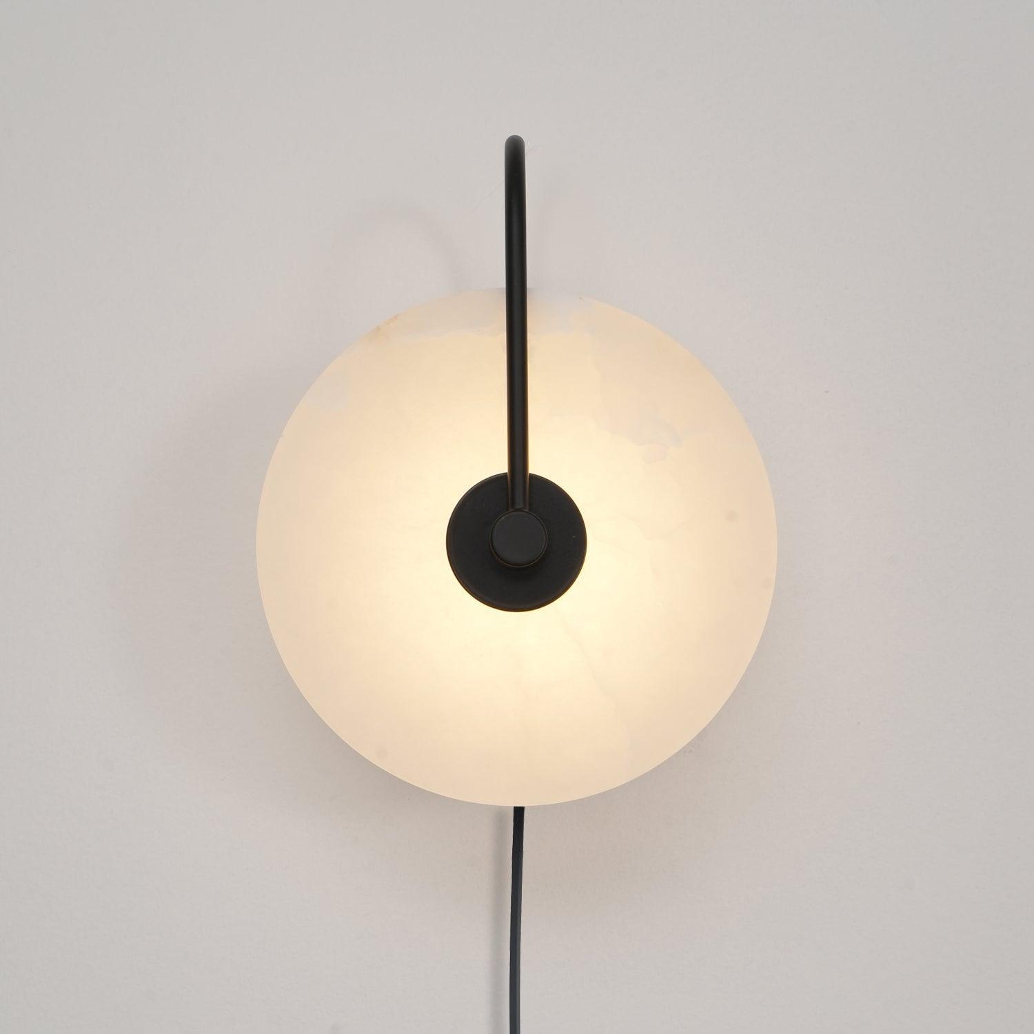 Ceraeyra Alabaster Globe Wall Light - Blowlighting