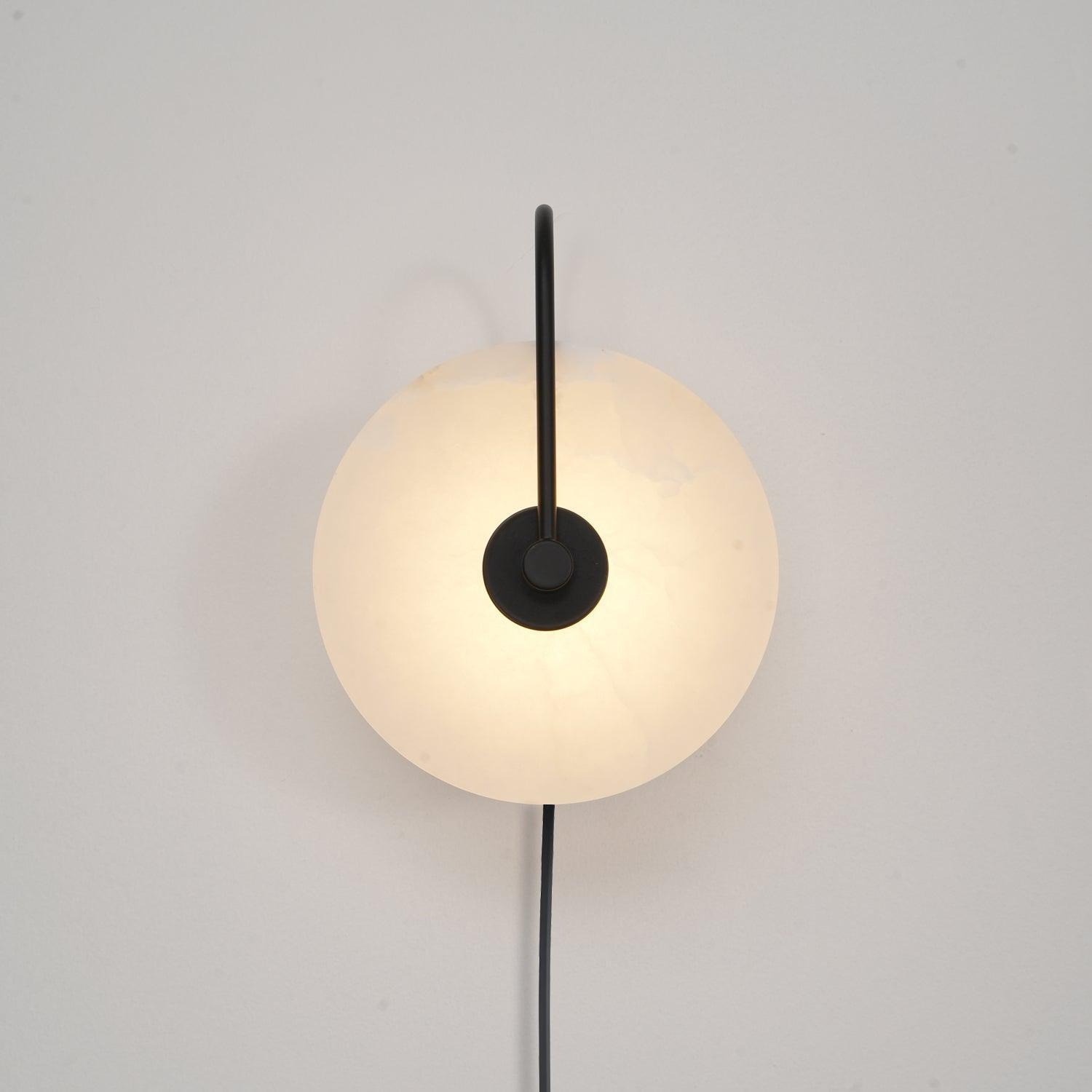 Ceraeyra Alabaster Globe Wall Light - Blowlighting