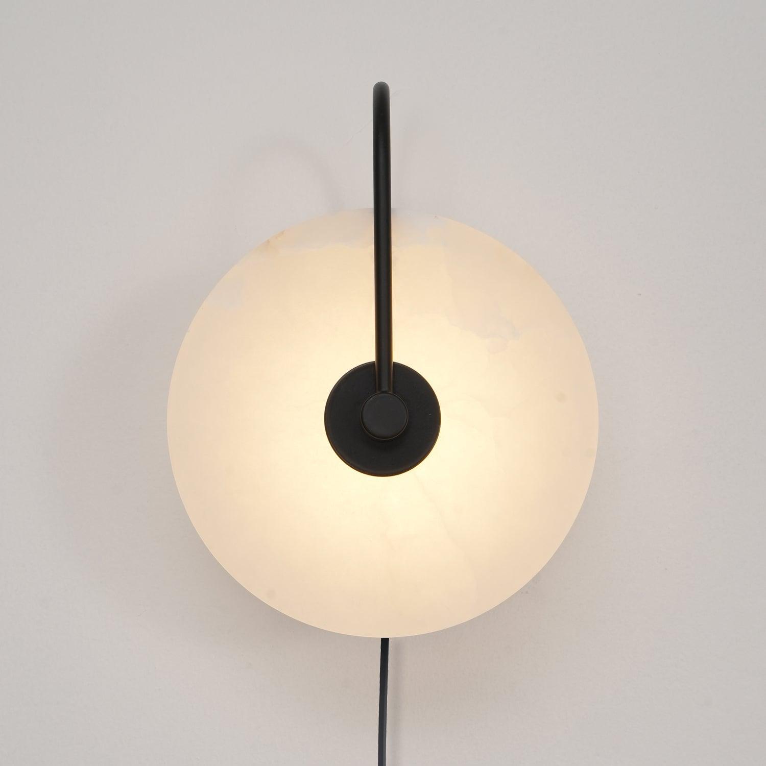 Ceraeyra Alabaster Globe Wall Light - Blowlighting