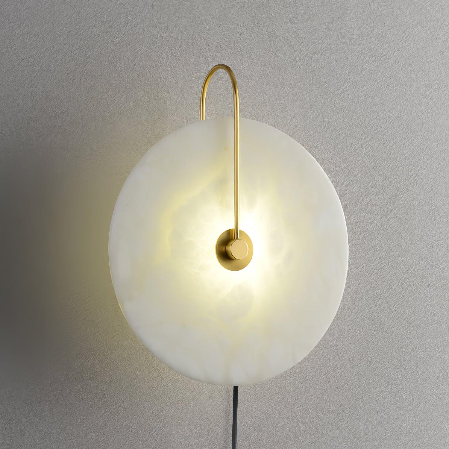 Ceraeyra Alabaster Globe Wall Light - Blowlighting