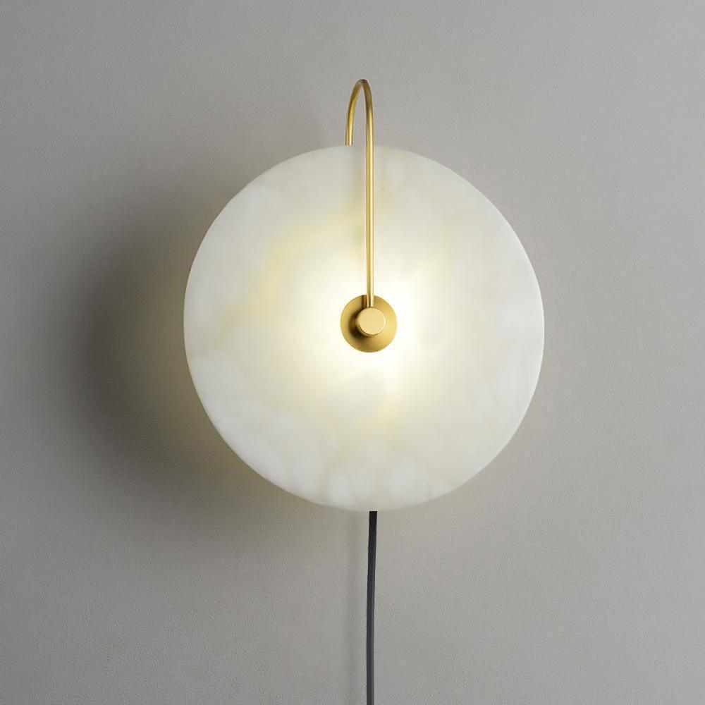 Ceraeyra Alabaster Globe Wall Light - Blowlighting