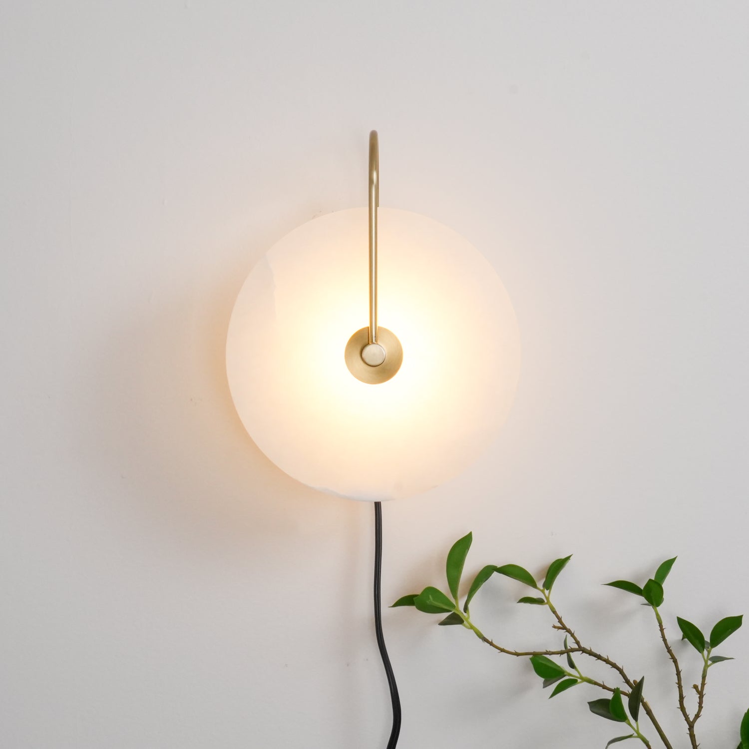 Ceraeyra Alabaster Globe Wall Light - Blowlighting