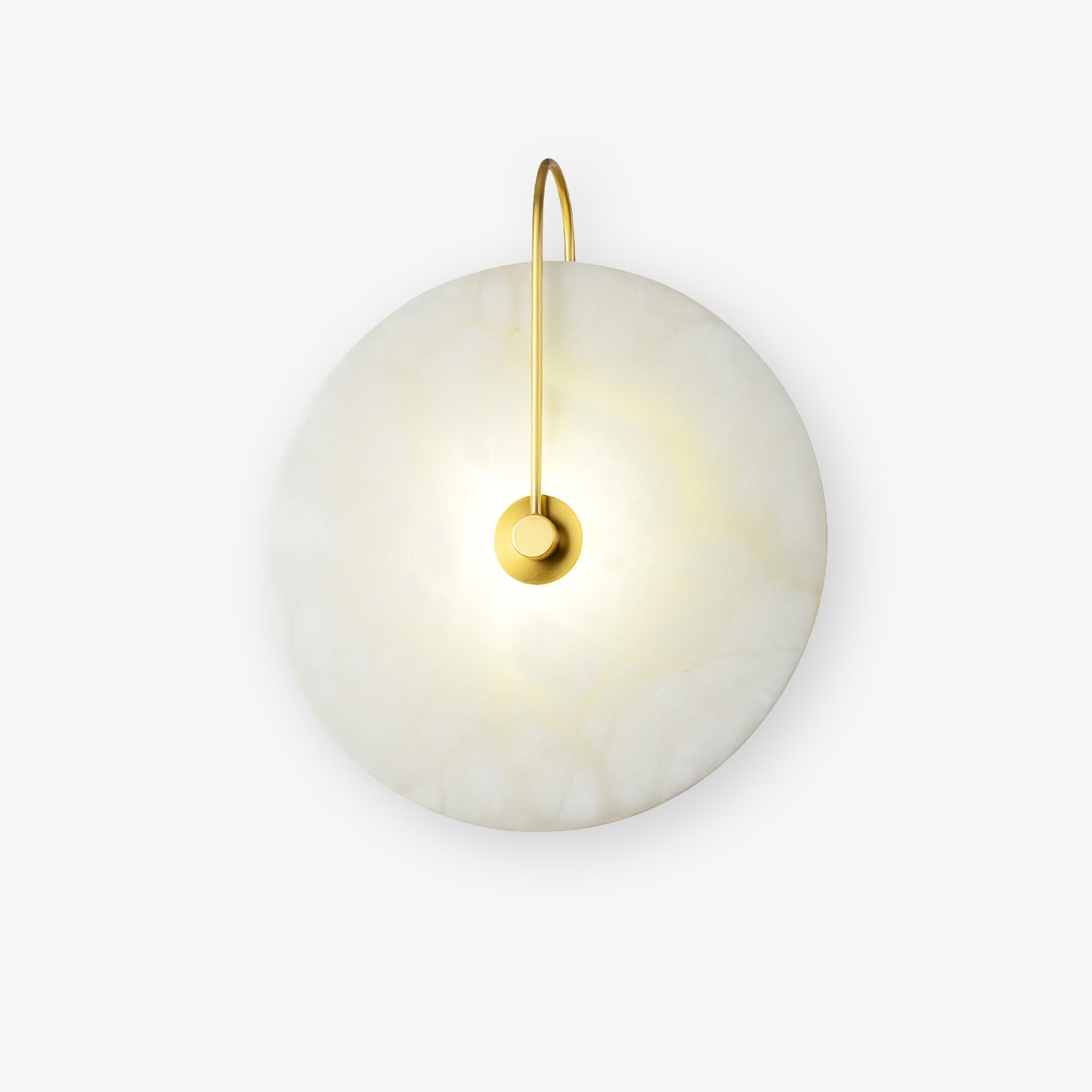Elaris Alabaster Globe Wall Lamp - Blowlighting