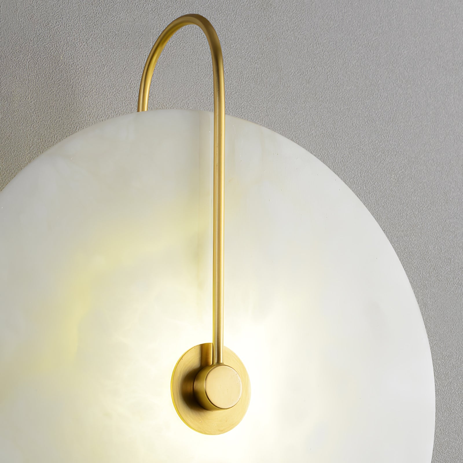 Elaris Alabaster Globe Wall Lamp - Blowlighting