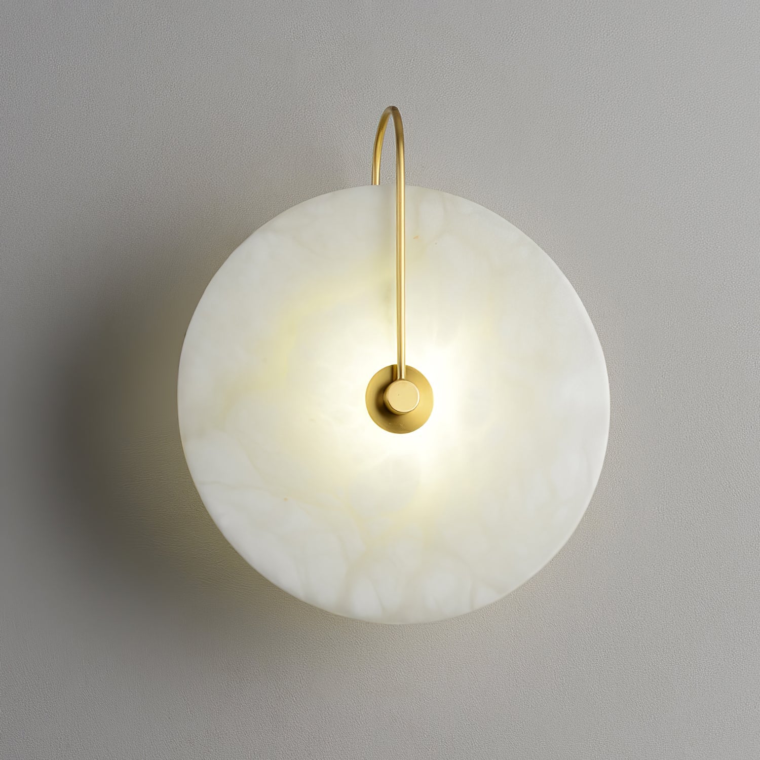 Elaris Alabaster Globe Wall Lamp - Blowlighting
