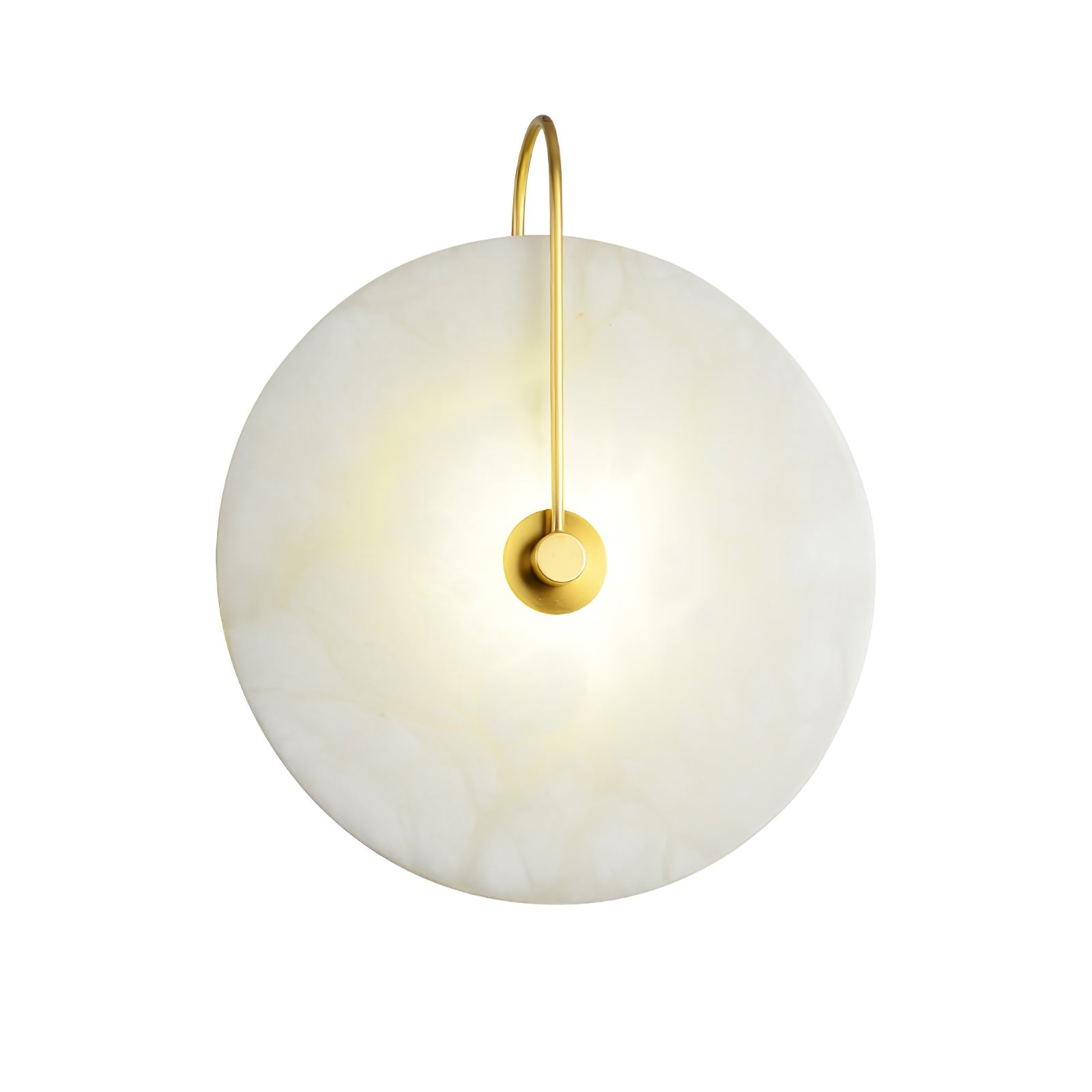 Elaris Alabaster Globe Wall Lamp - Blowlighting