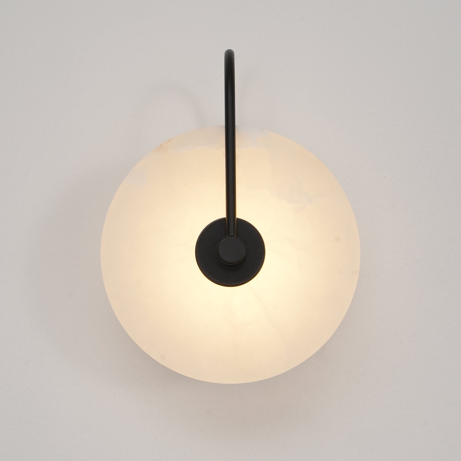 Elaris Alabaster Globe Wall Lamp - Blowlighting