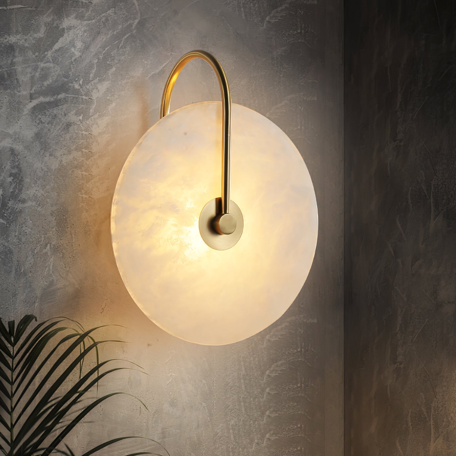 Ceraeyra Alabaster Globe Wall Light - Blowlighting