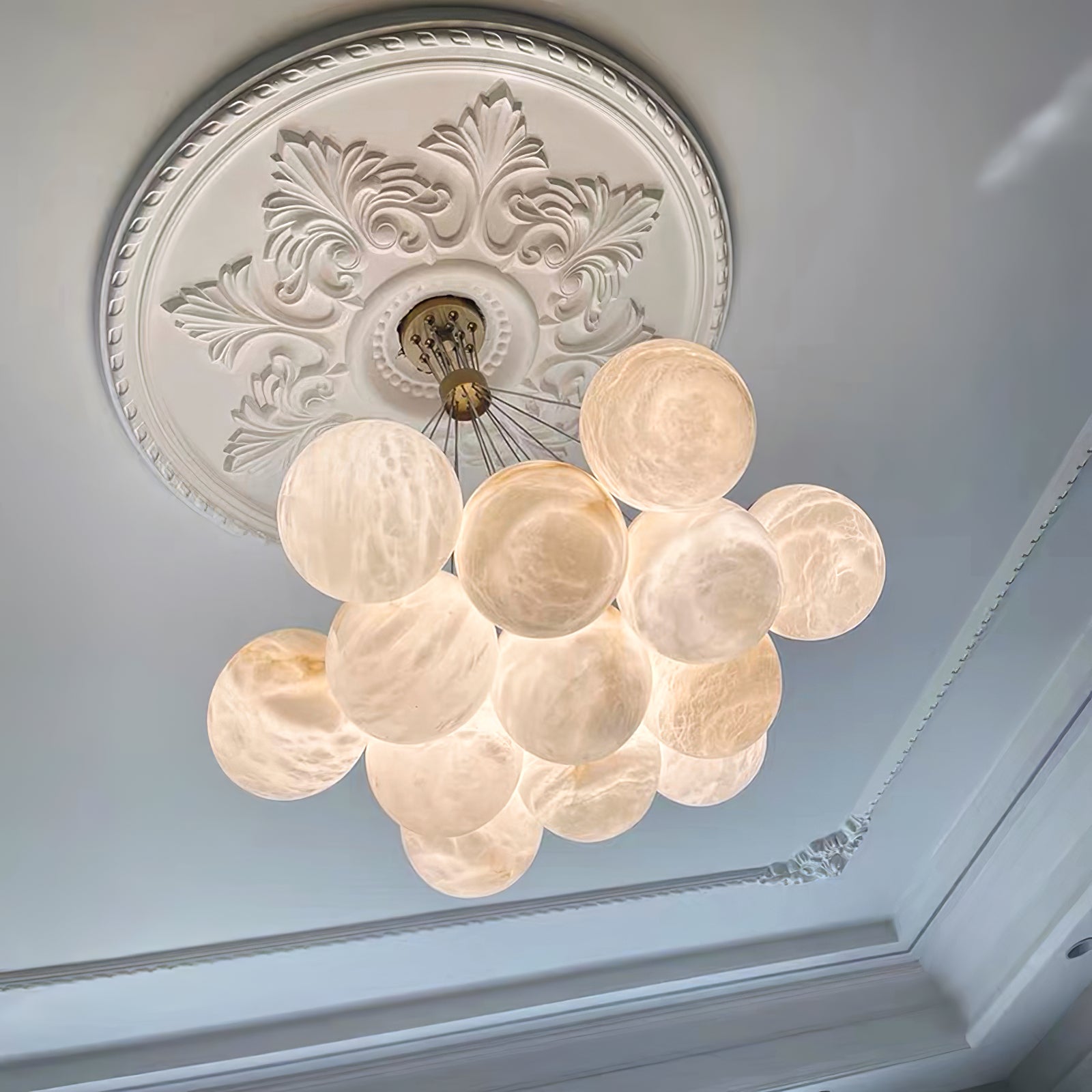 Zovenila Alabaster Chandelier - Blowlighting