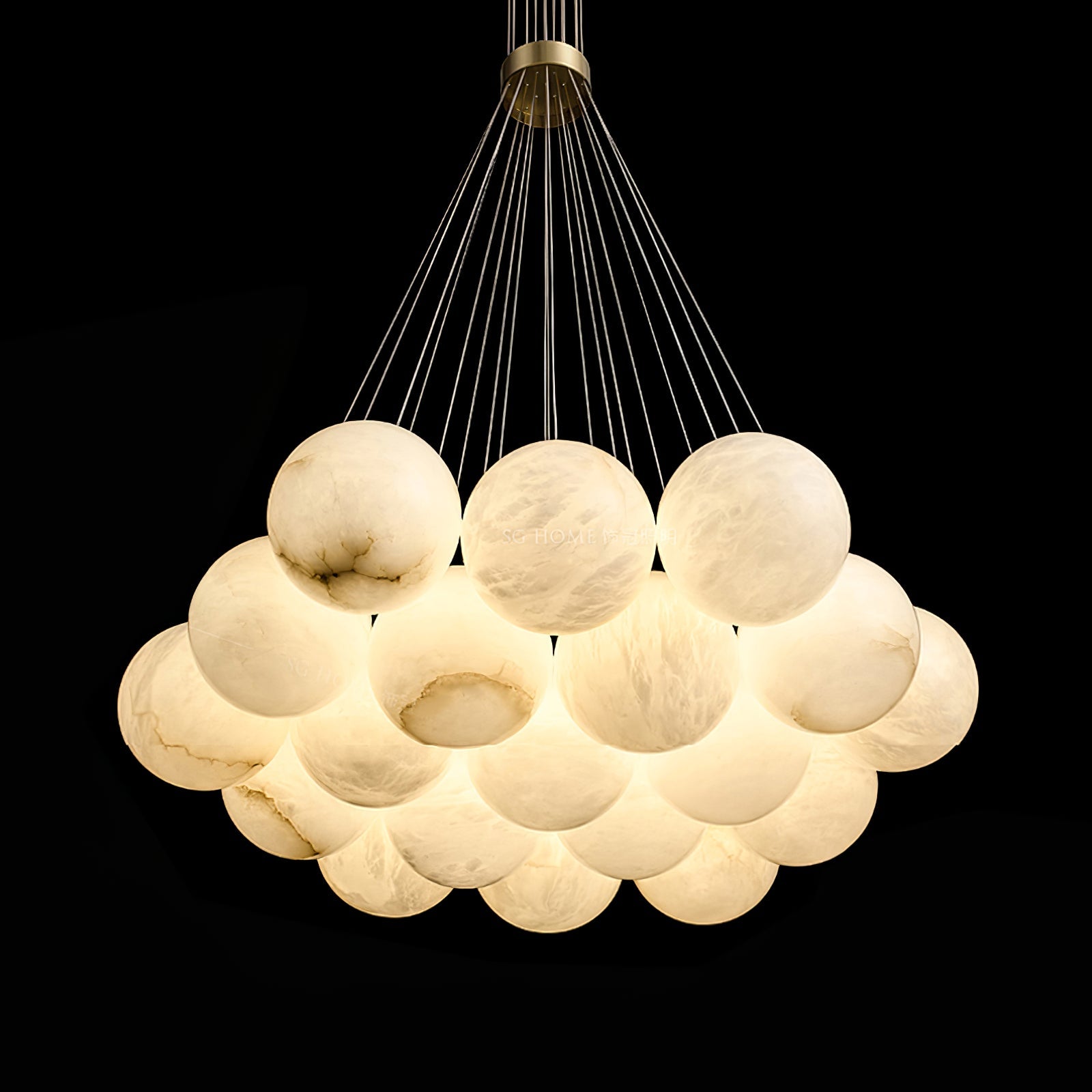 Zovenila Alabaster Chandelier - Blowlighting