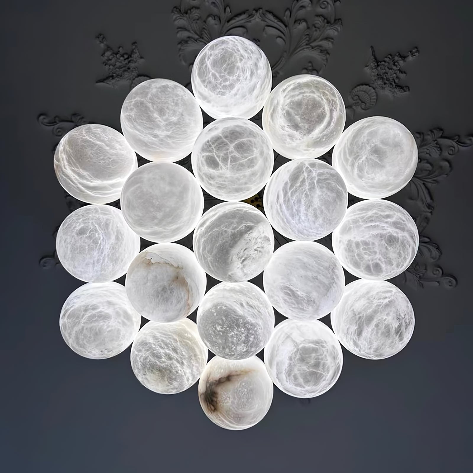 Zovenila Alabaster Chandelier - Blowlighting