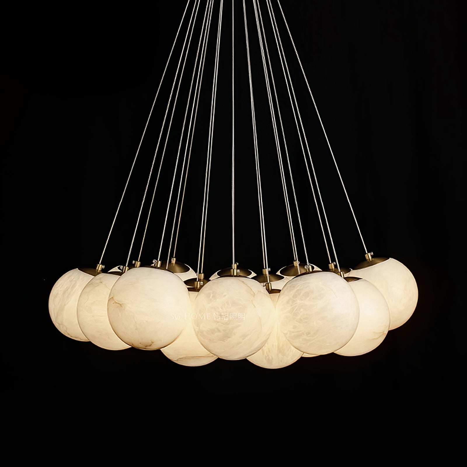 Zovenila Alabaster Chandelier - Blowlighting