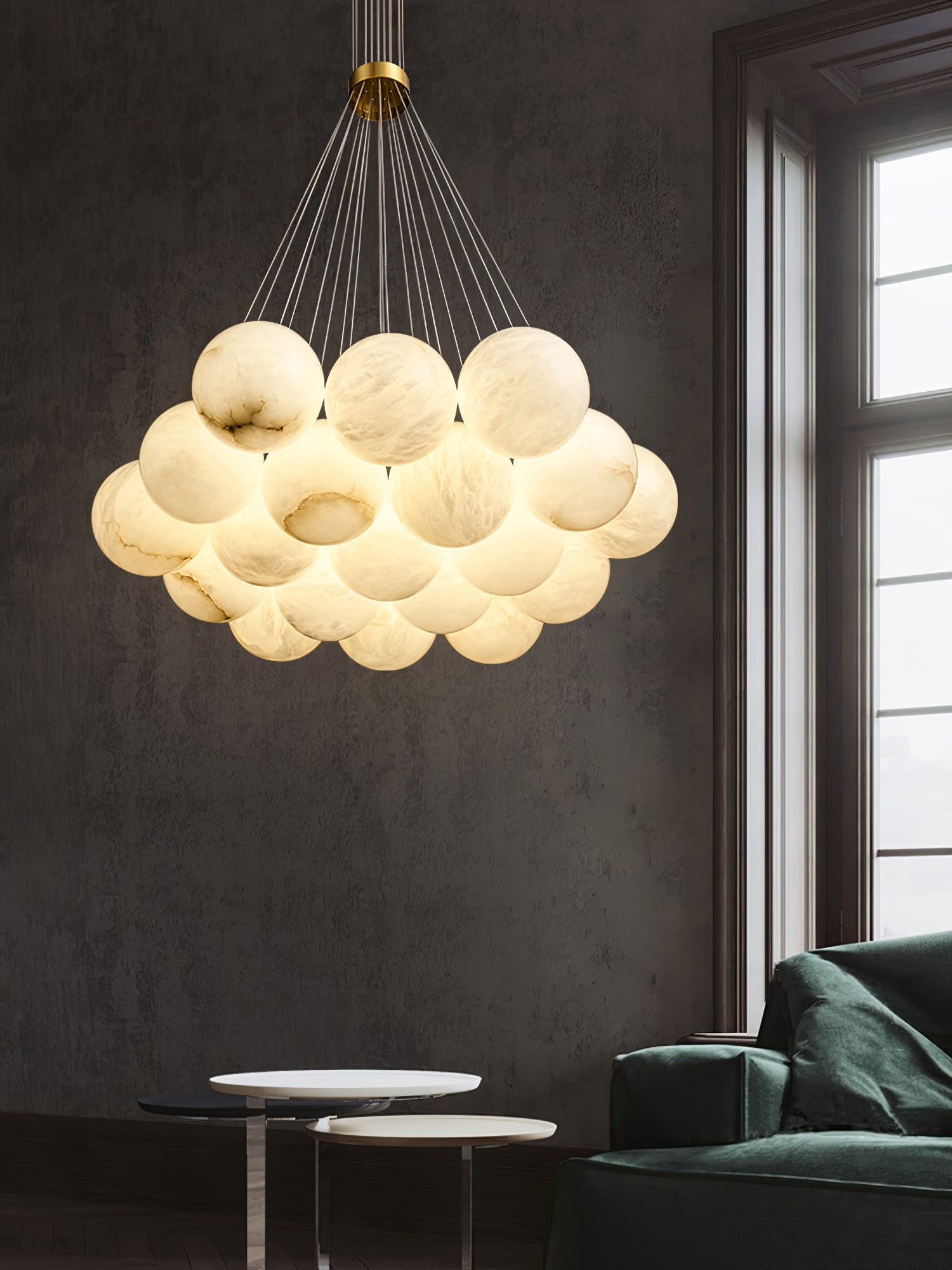 Zovenila Alabaster Chandelier - Blowlighting