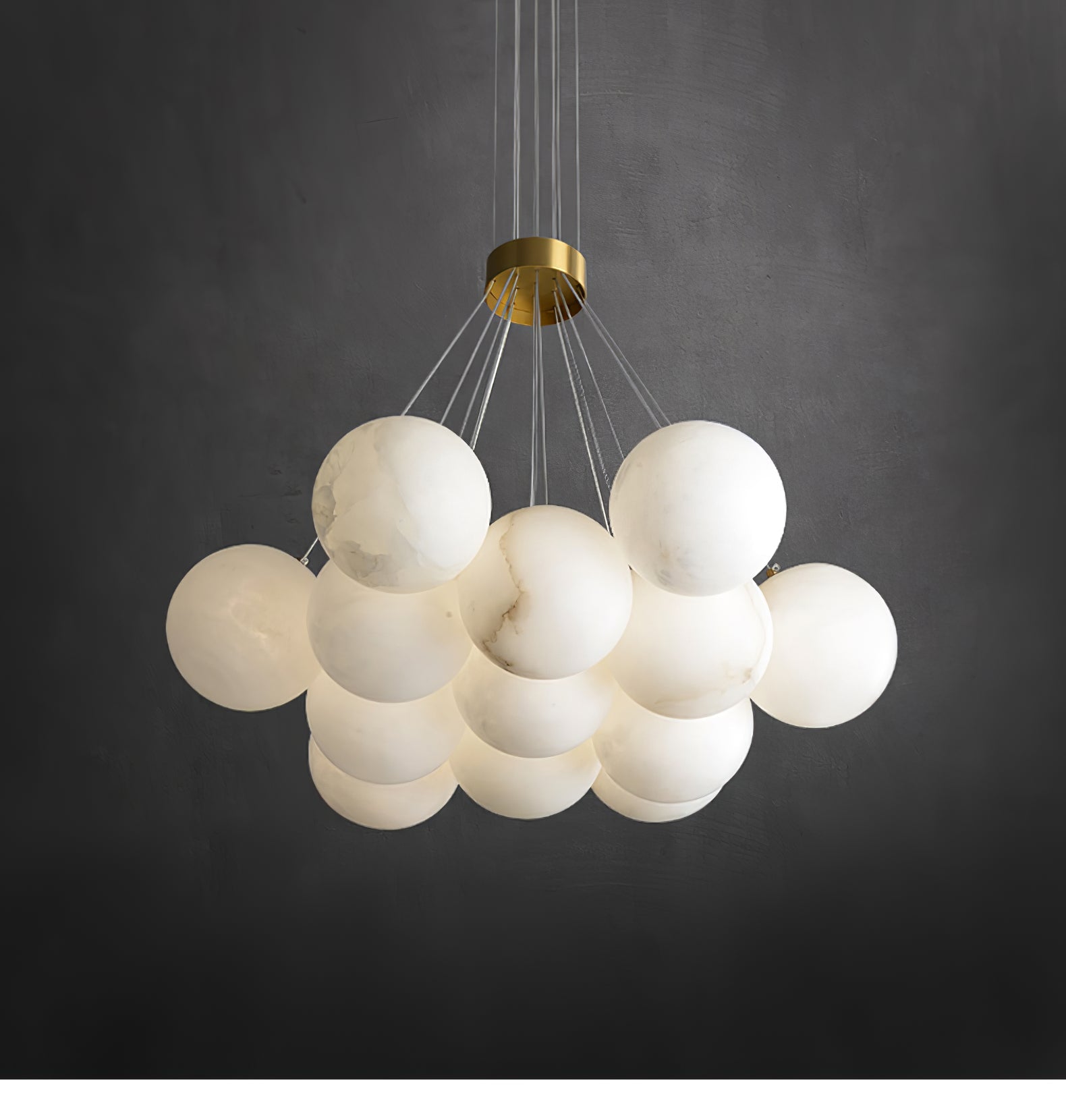Zovenila Alabaster Chandelier - Blowlighting