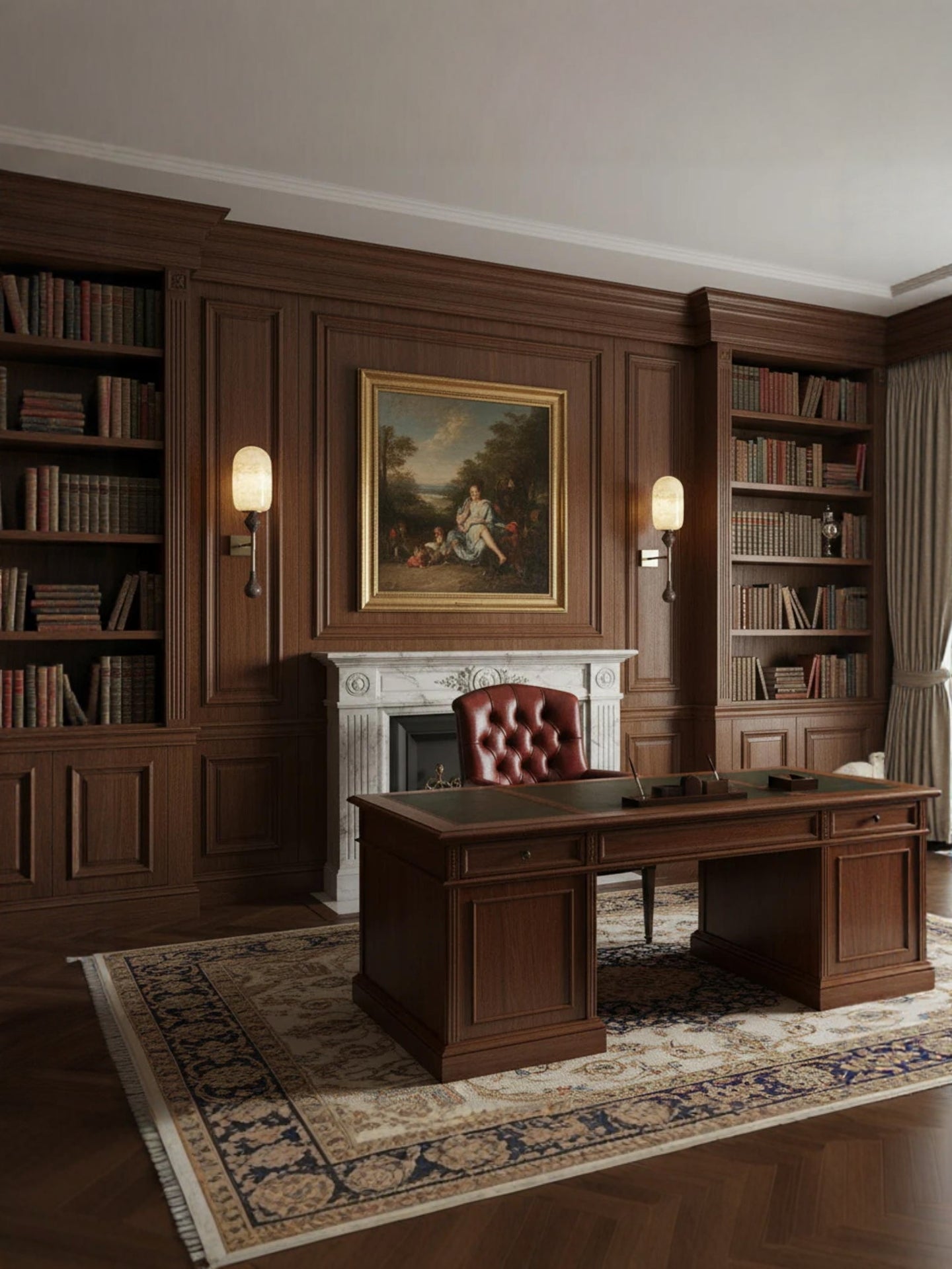 Alabaster Obelisk Double Sconce - Vakkerlight