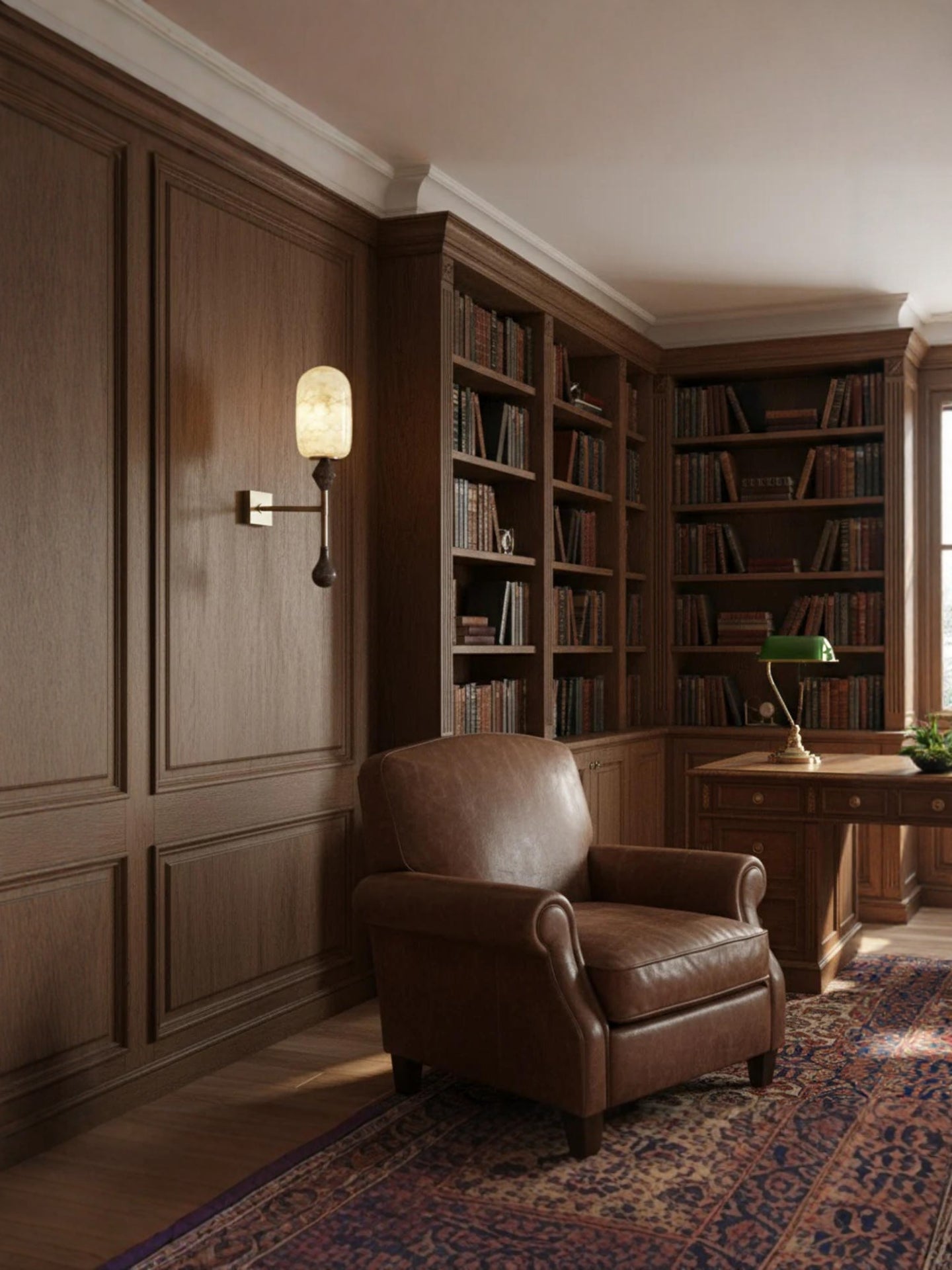 Alabaster Obelisk Double Sconce - Vakkerlight