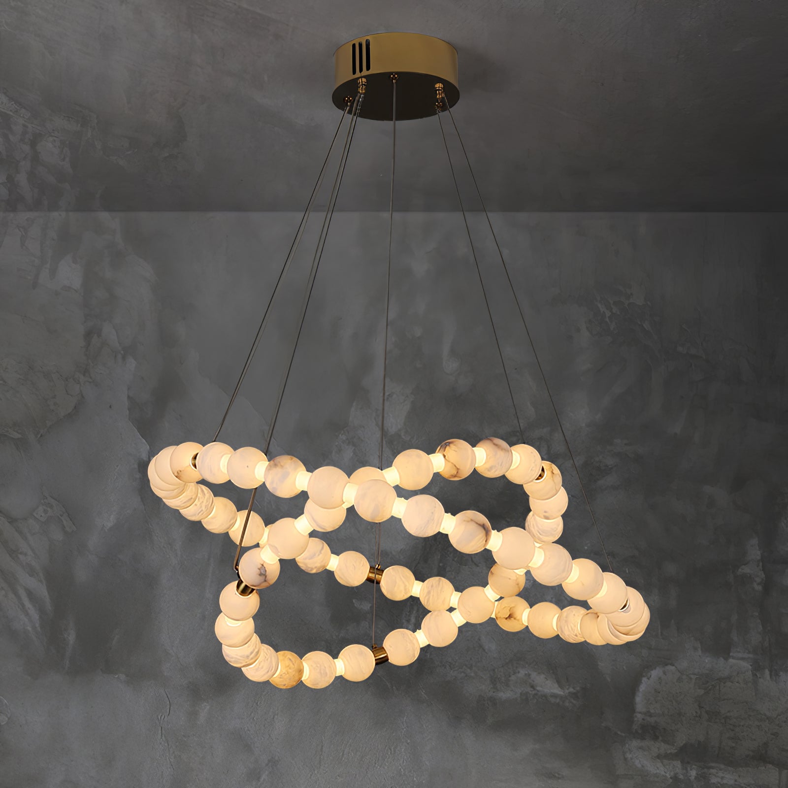 Orion Modern Alabaster Pendant Light - Blowlighting