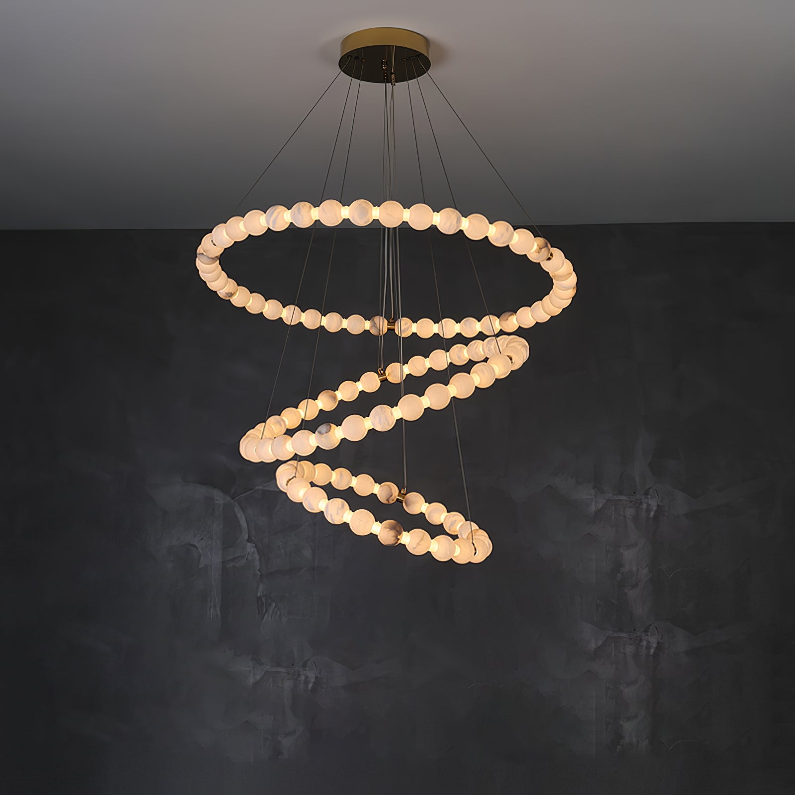 Orion Modern Alabaster Pendant Light - Blowlighting