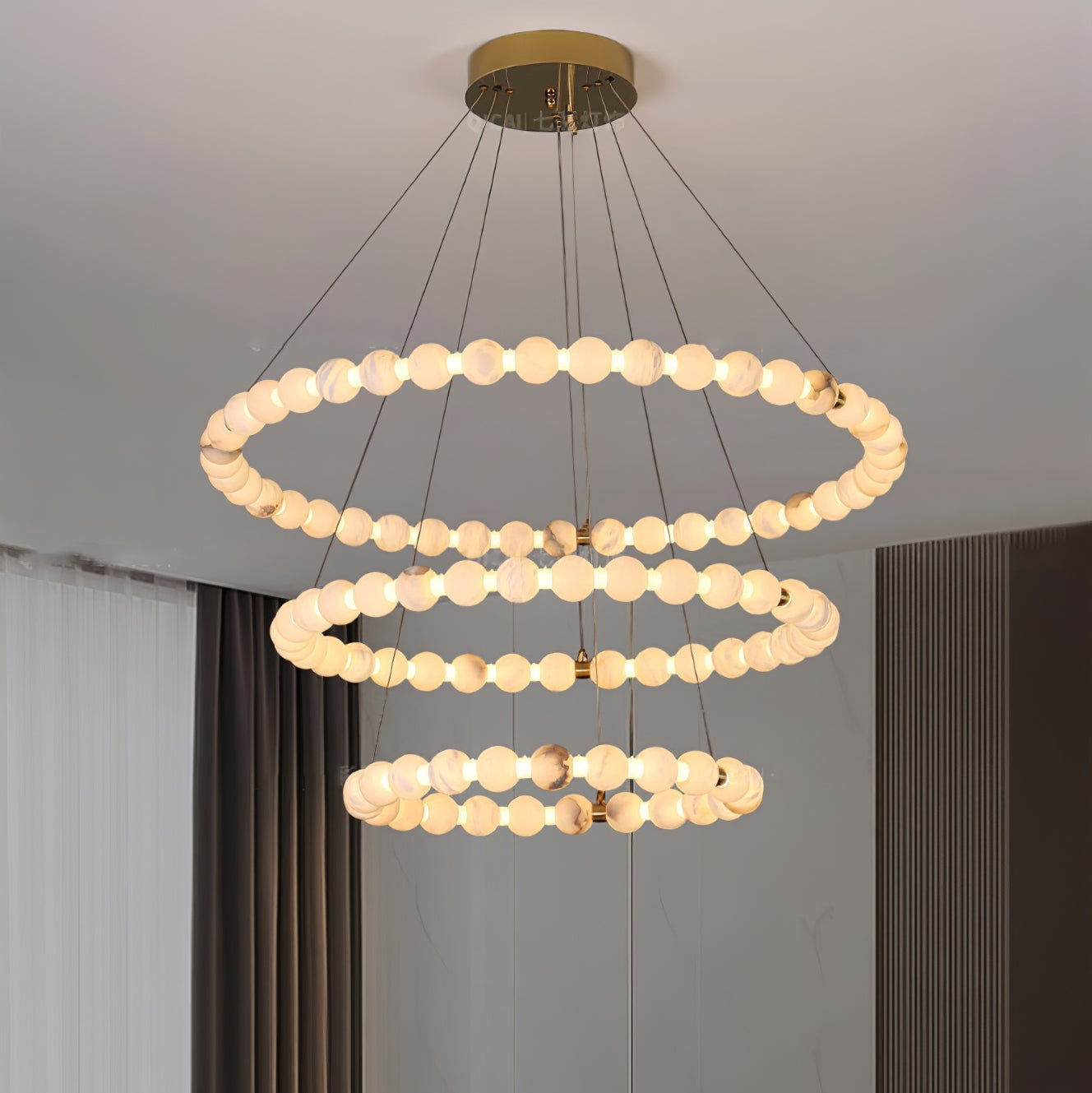 Orion Modern Alabaster Pendant Light - Blowlighting