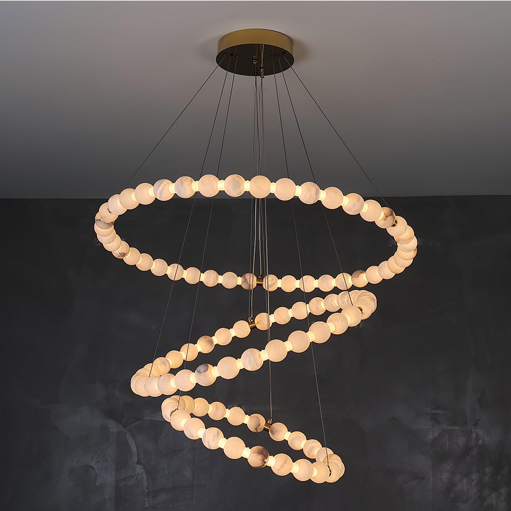 Orion Modern Alabaster Pendant Light - Blowlighting