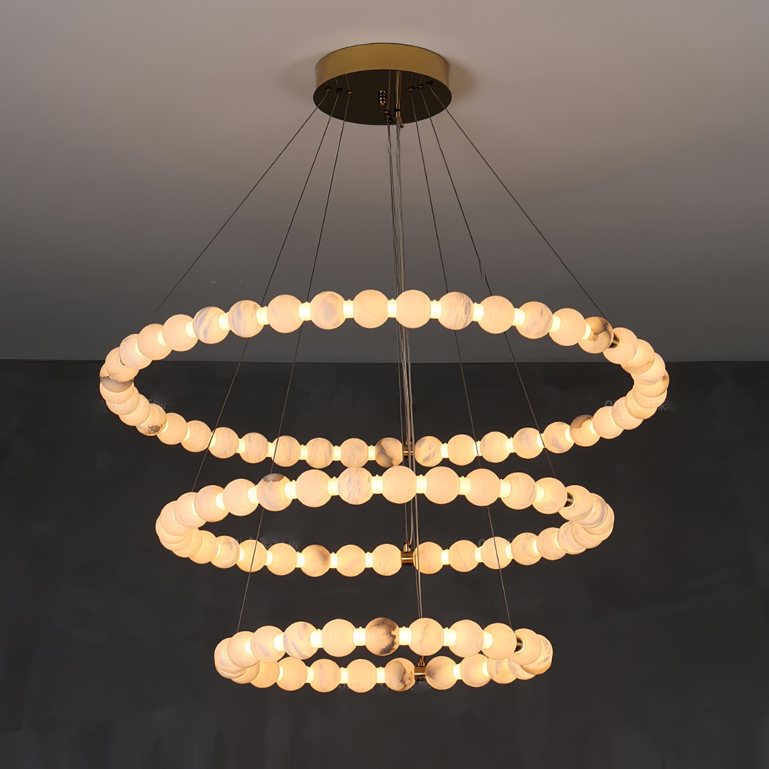 Orion Modern Alabaster Pendant Light - Blowlighting