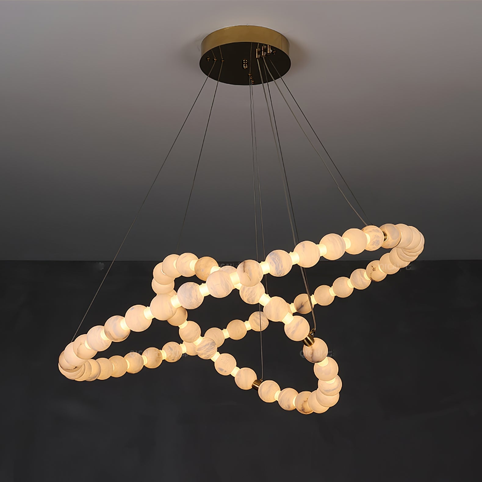 Orion Modern Alabaster Pendant Light - Blowlighting