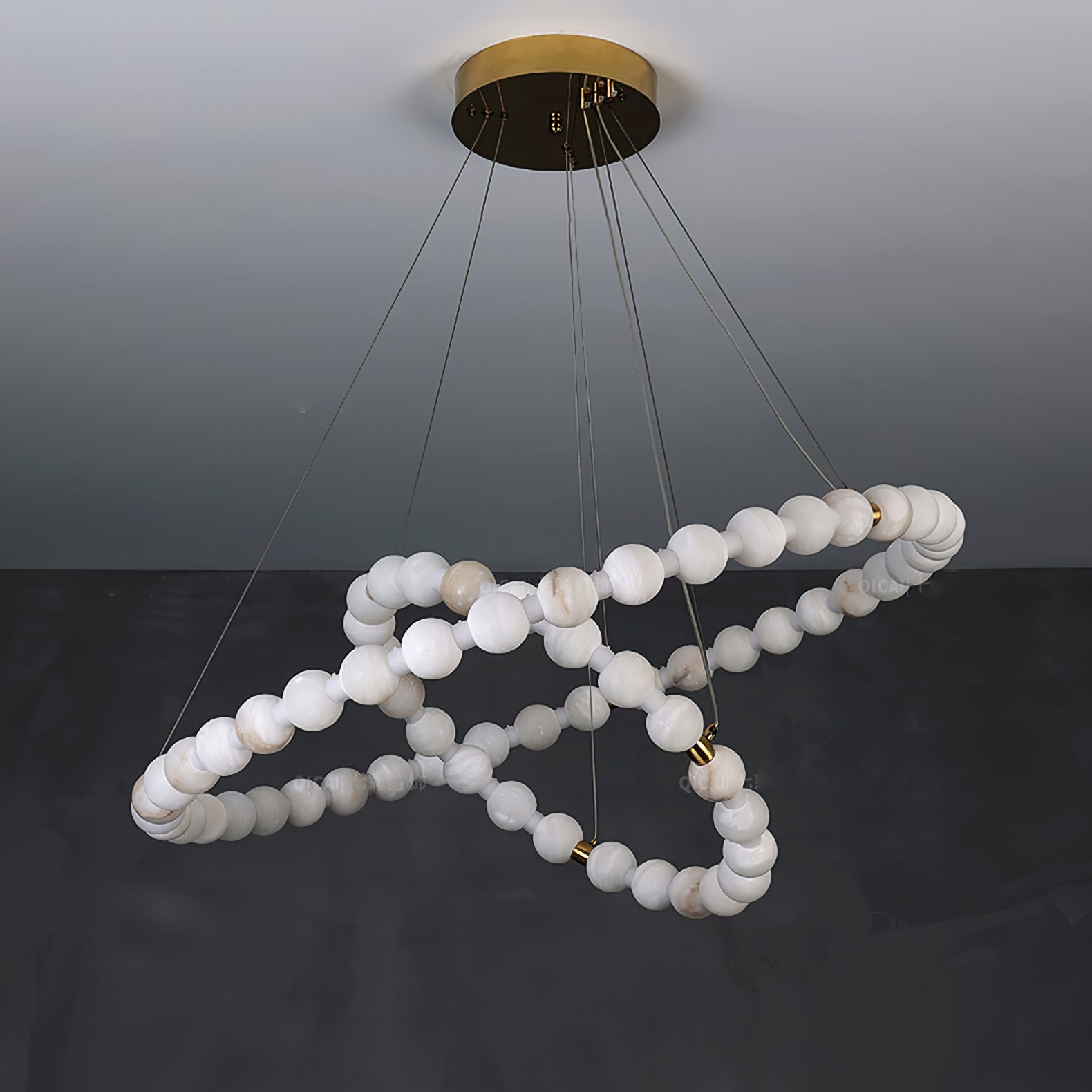 Orion Modern Alabaster Pendant Light - Blowlighting