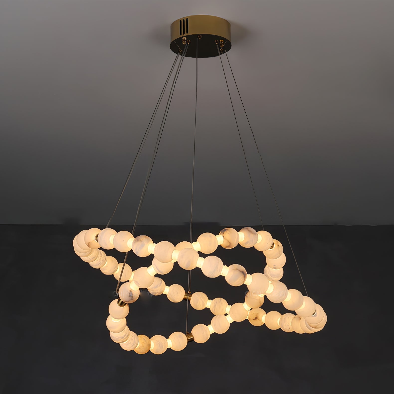 Orion Modern Alabaster Pendant Light - Blowlighting
