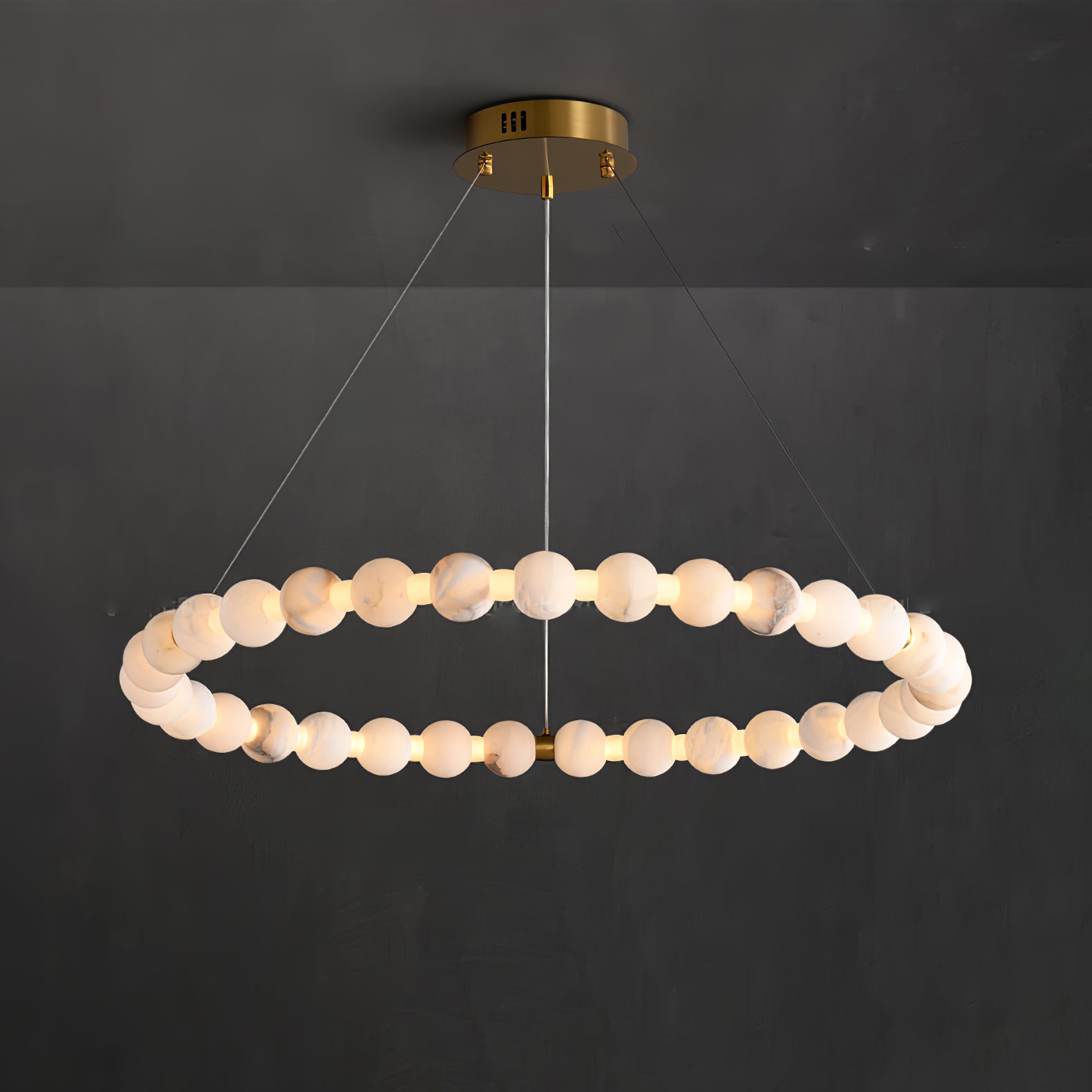 Orion Modern Alabaster Pendant Light - Blowlighting