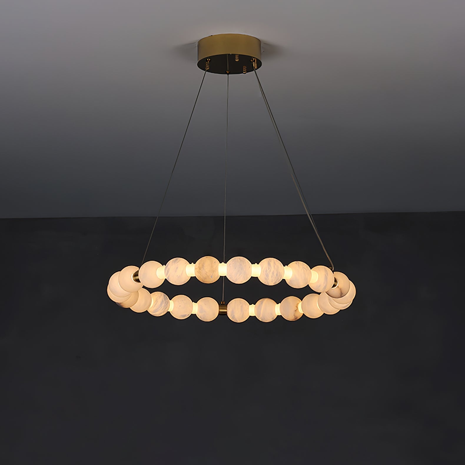 Orion Modern Alabaster Pendant Light - Blowlighting
