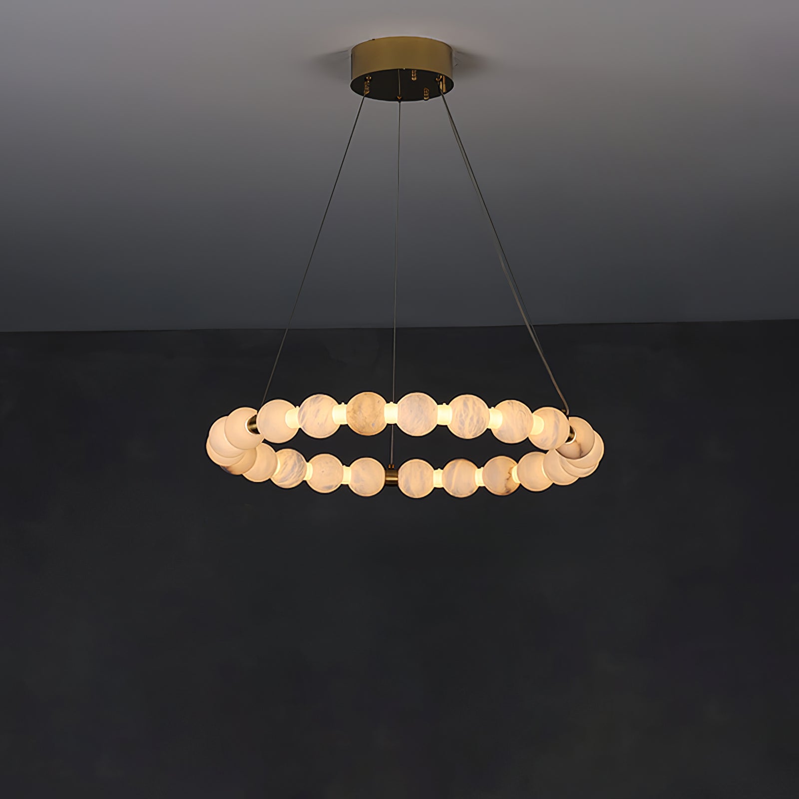 Orion Modern Alabaster Pendant Light - Blowlighting