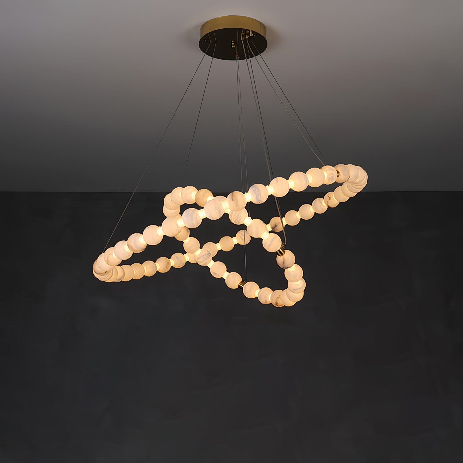 Orion Modern Alabaster Pendant Light - Blowlighting