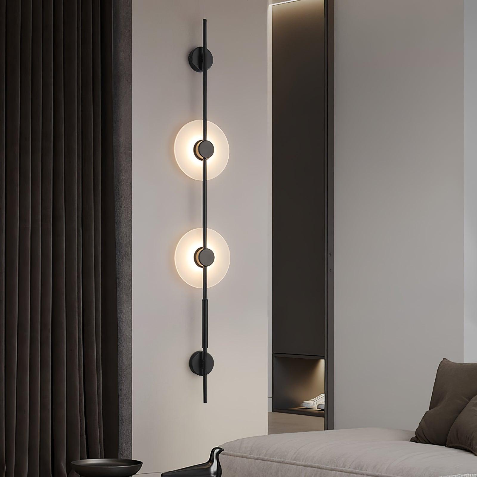 Edria Minimalist Alabaster Wall Light - Blowlighting