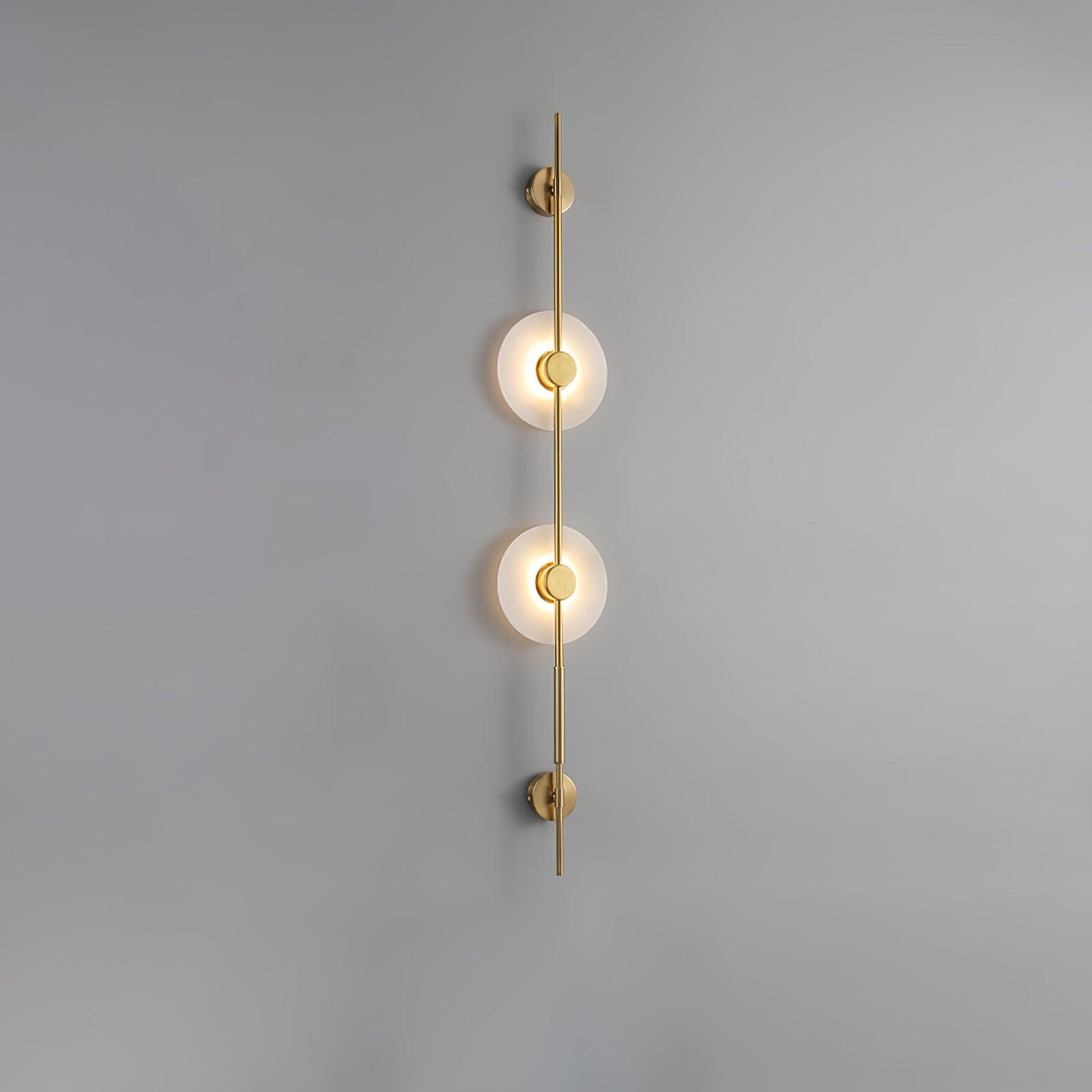 Edria Minimalist Alabaster Wall Light - Blowlighting