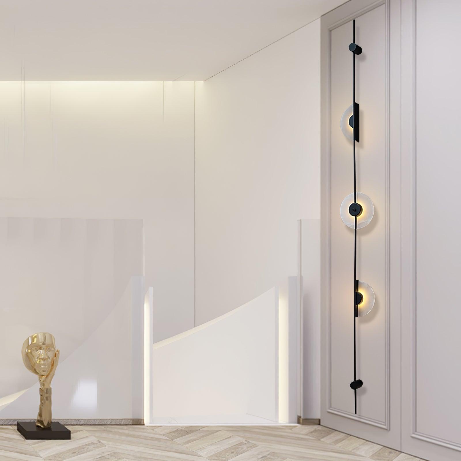 Edria Minimalist Alabaster Wall Light - Blowlighting