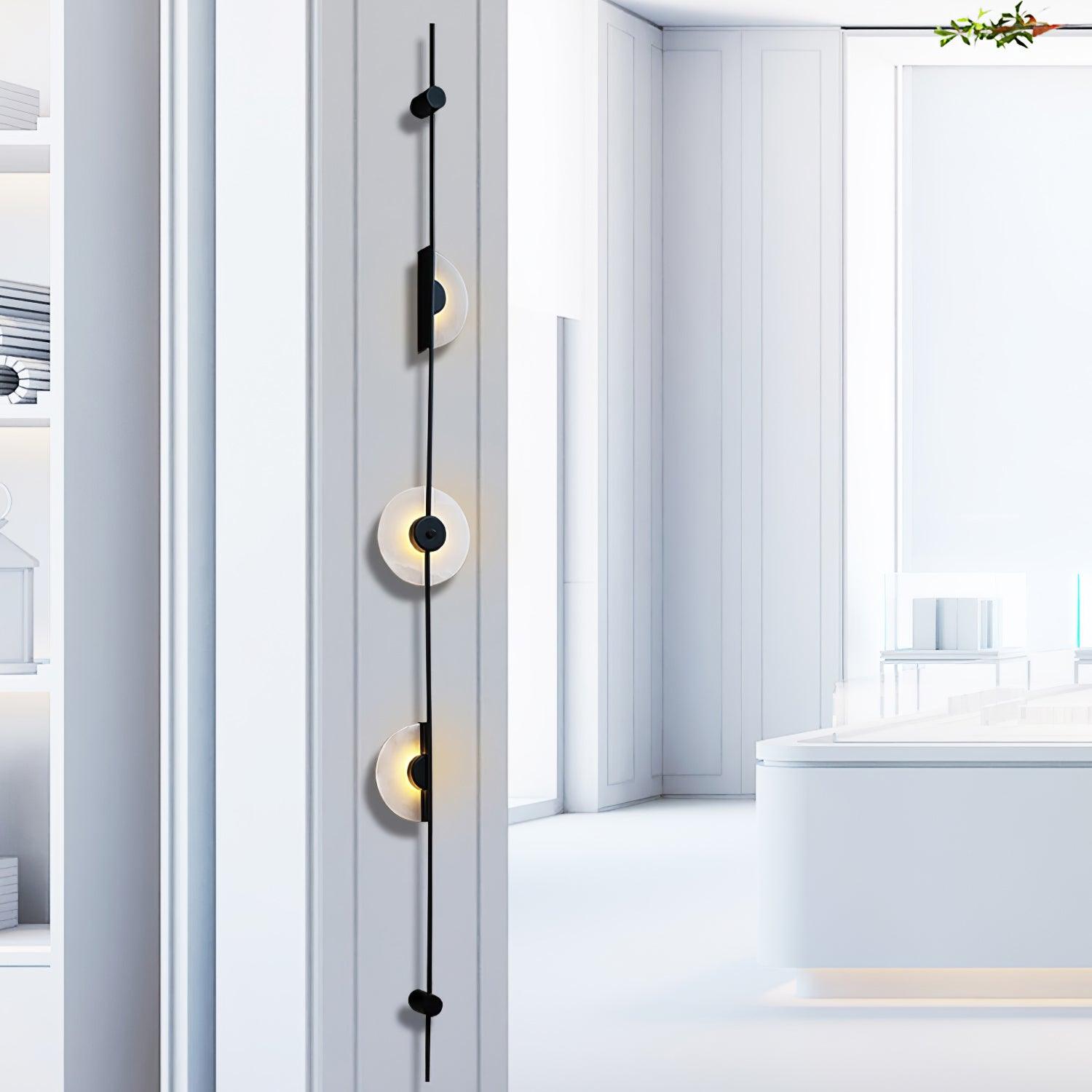 Edria Minimalist Alabaster Wall Light - Blowlighting