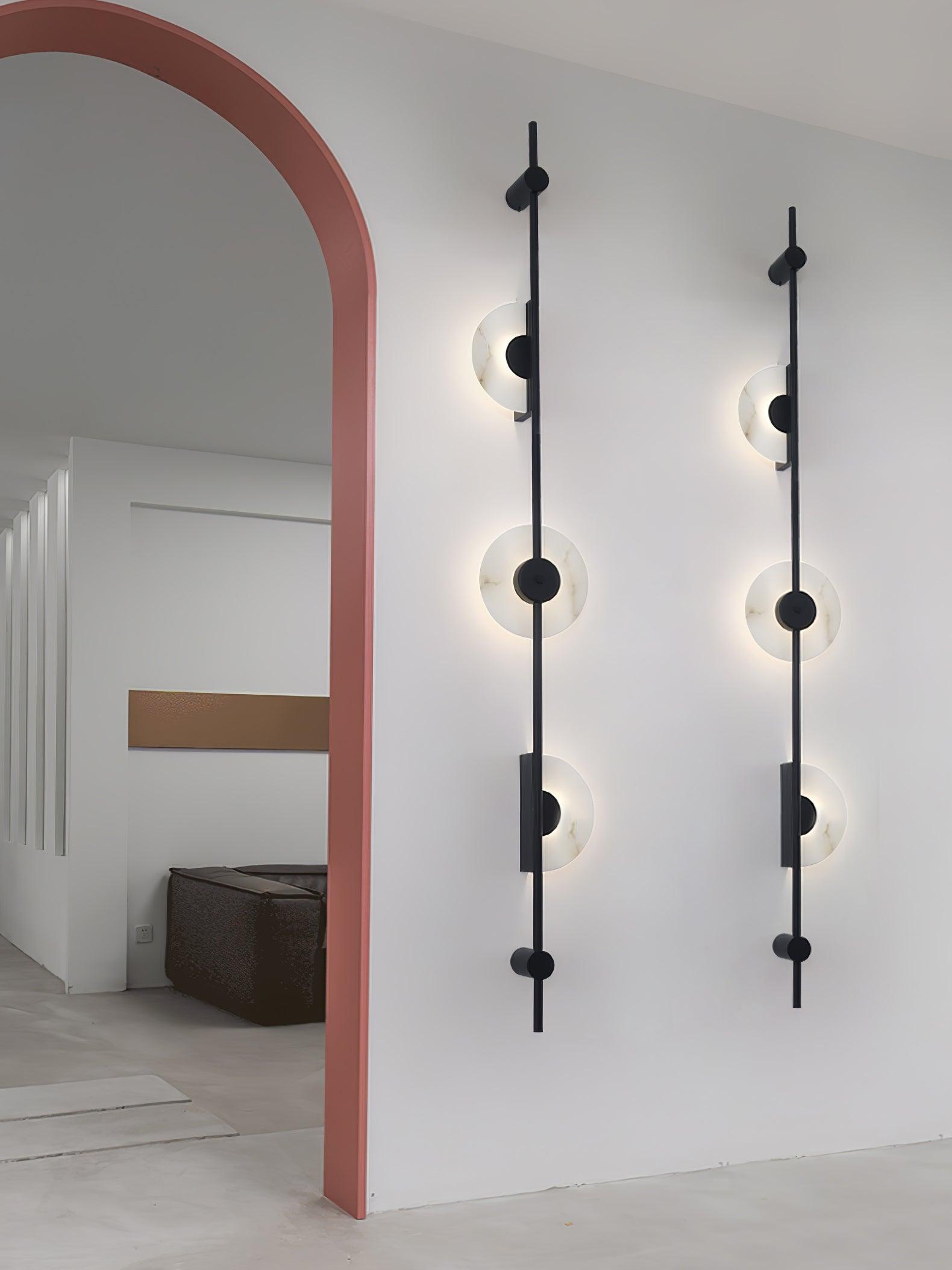 Edria Minimalist Alabaster Wall Light - Blowlighting